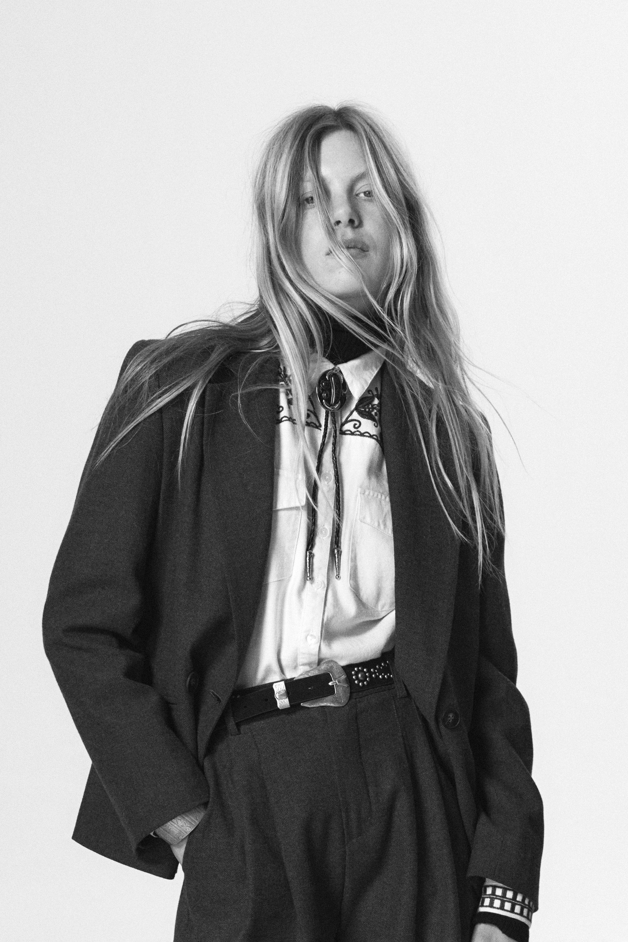 Bandido Pancho Belt - Midnight Silver