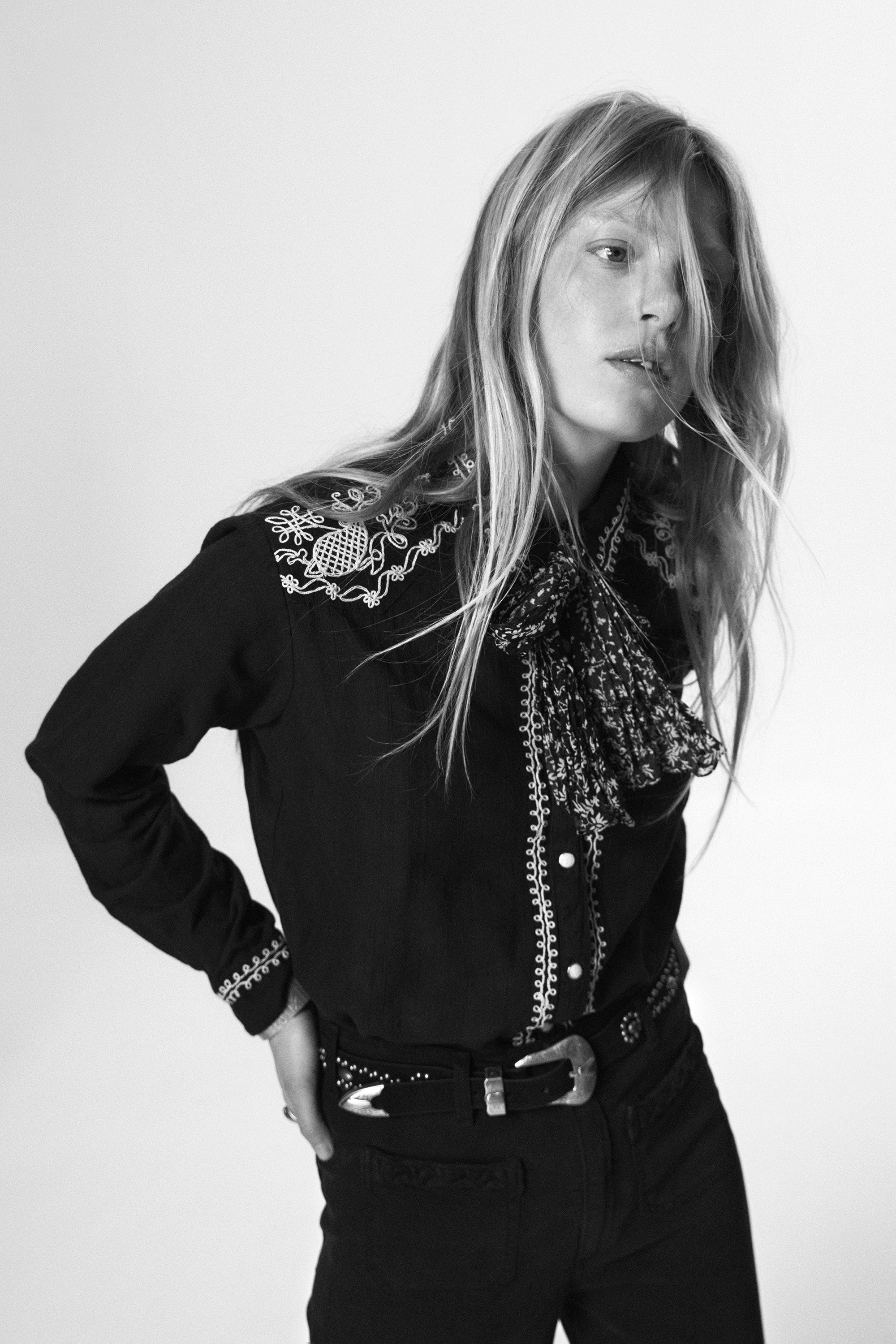 Bandido Pancho Belt - Midnight Silver