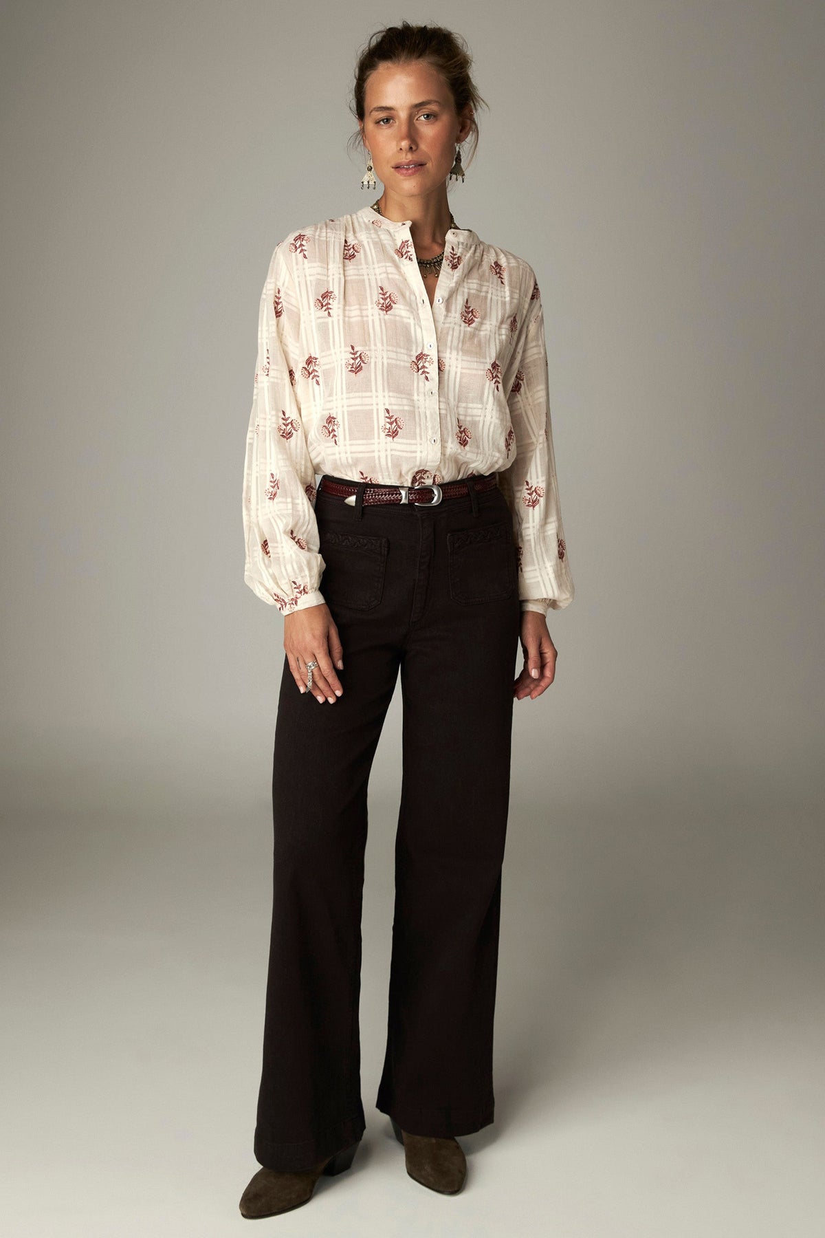 Birdie Blouse - White Ember