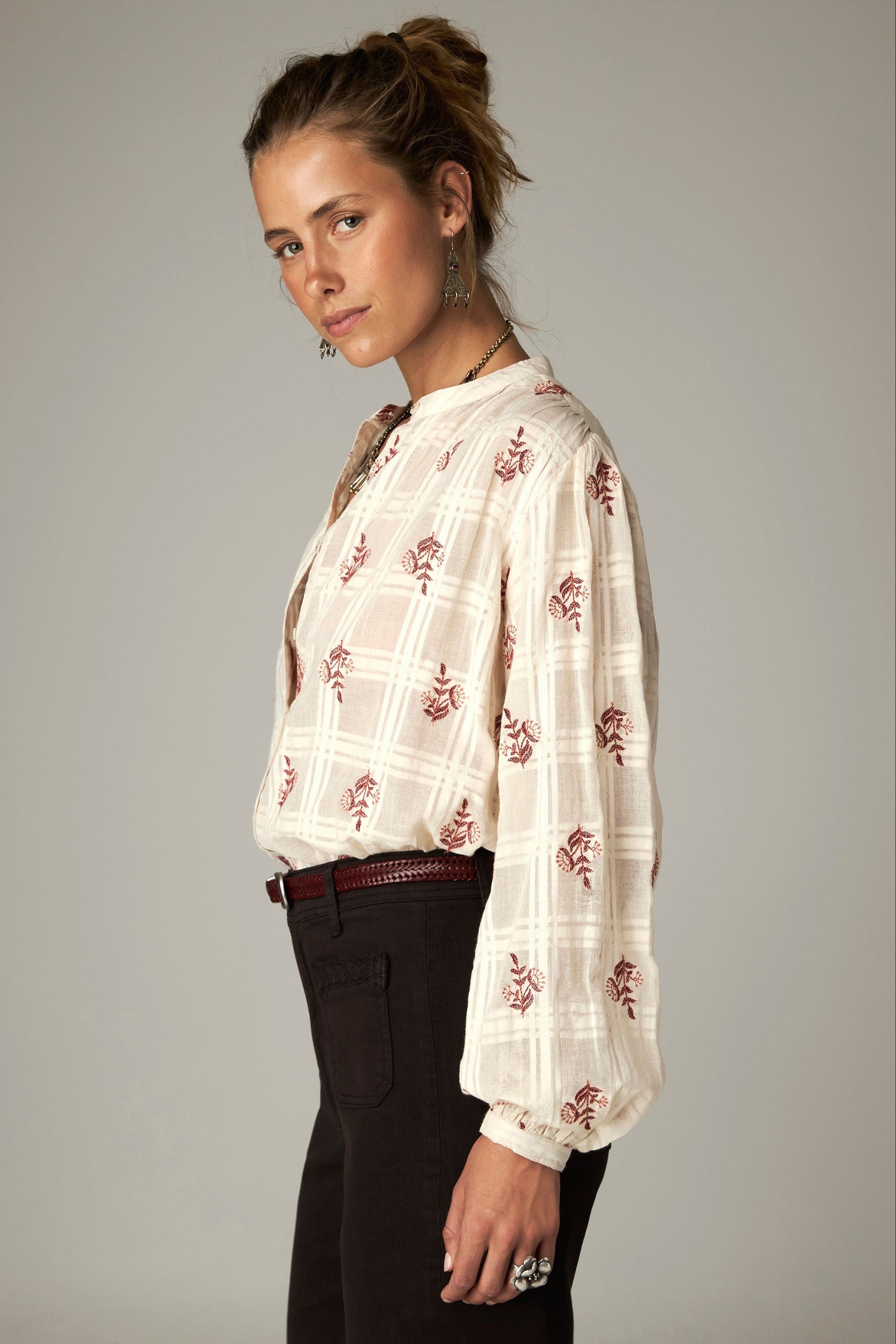 Birdie Blouse - White Ember