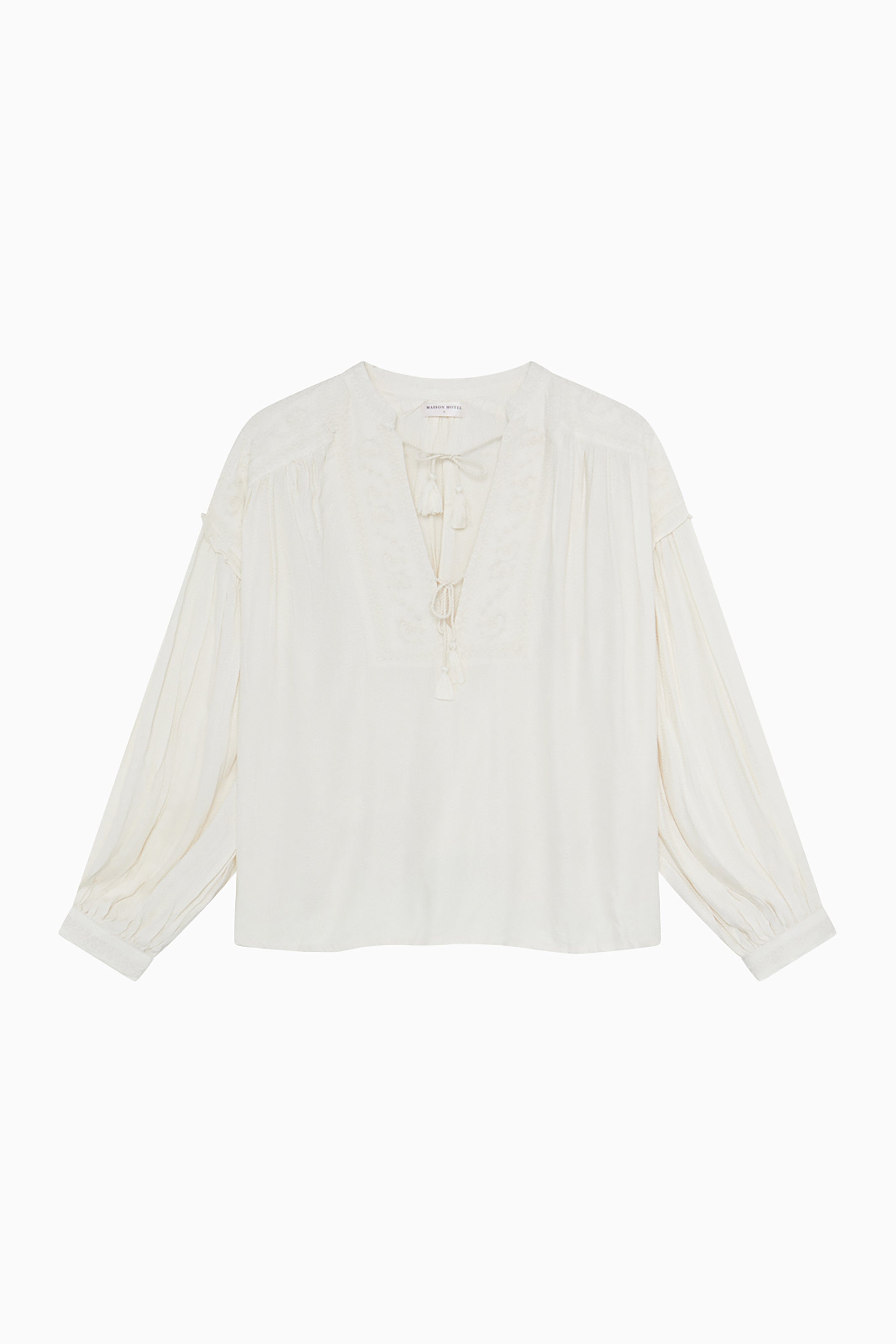 Casablanca Muse Vega Blouse - Soft Ecru