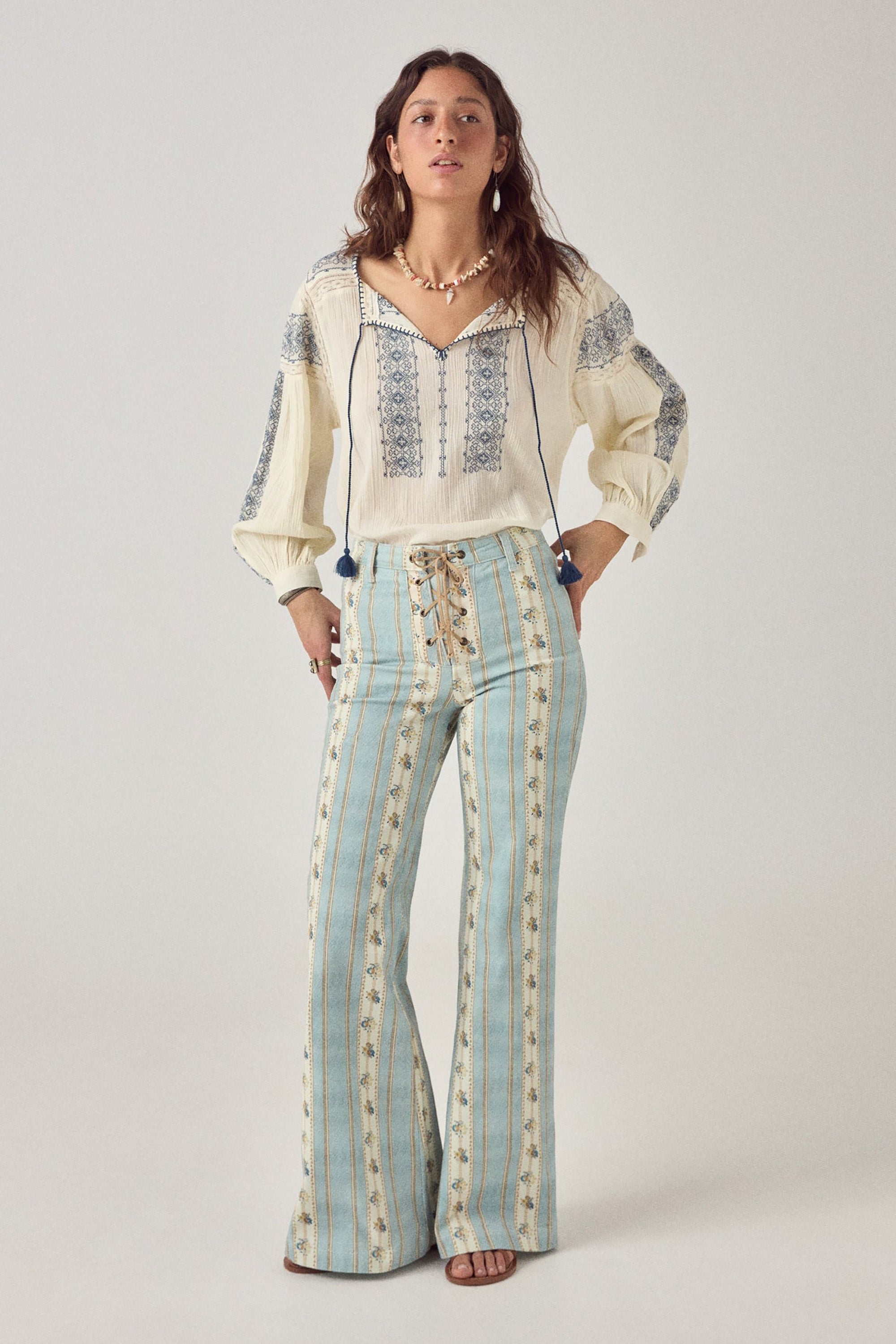 Claudia Blouse - Indigo Poet Lapislazuli