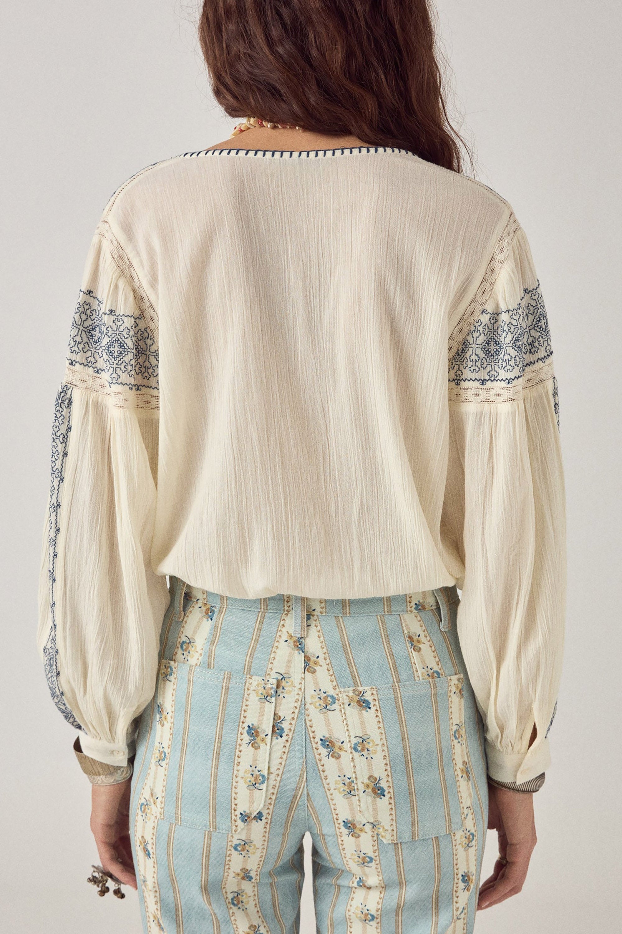 Claudia Blouse - Indigo Poet Lapislazuli