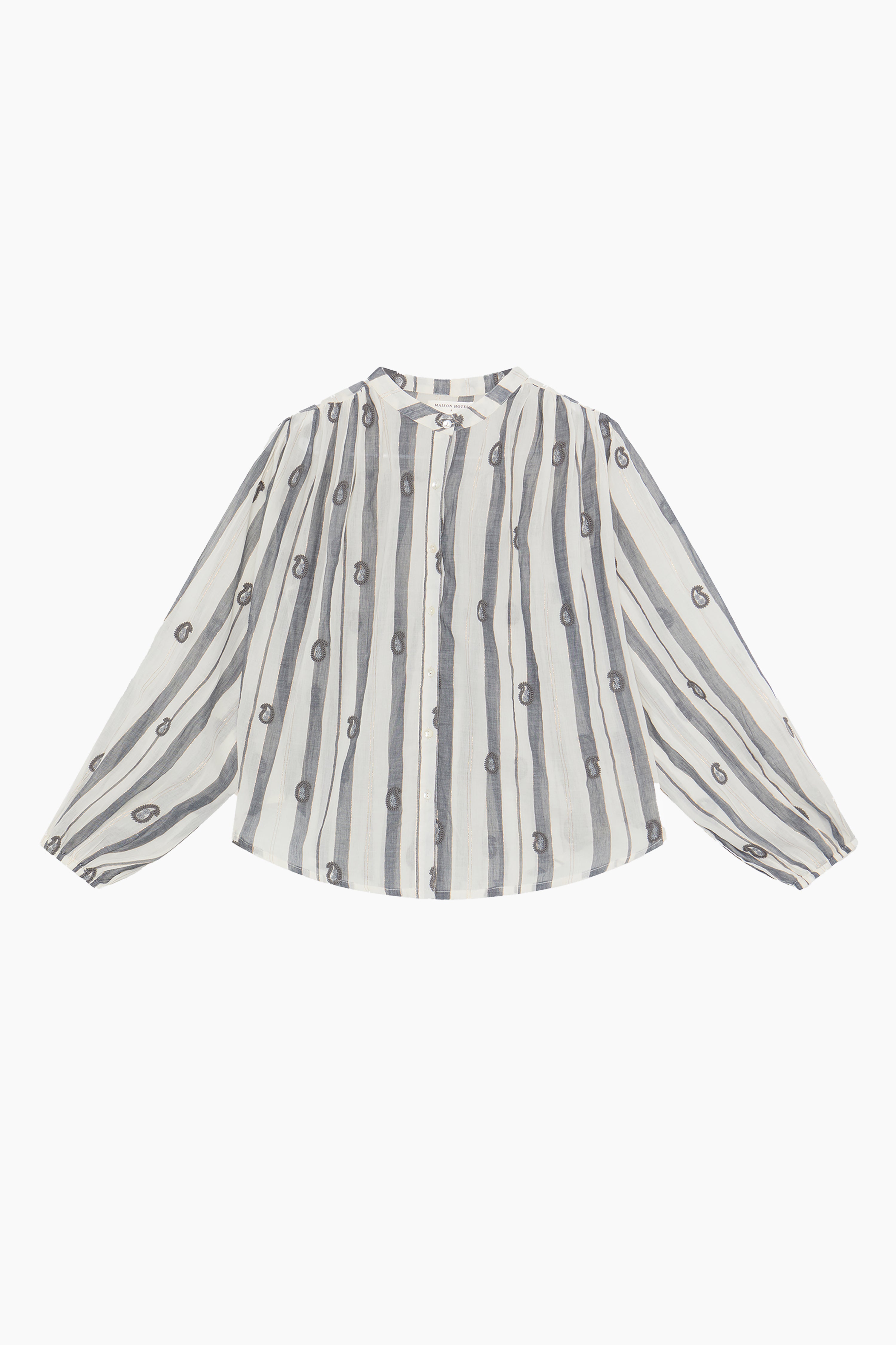 Desert Breeze Perla Blouse - Ivory Paisley