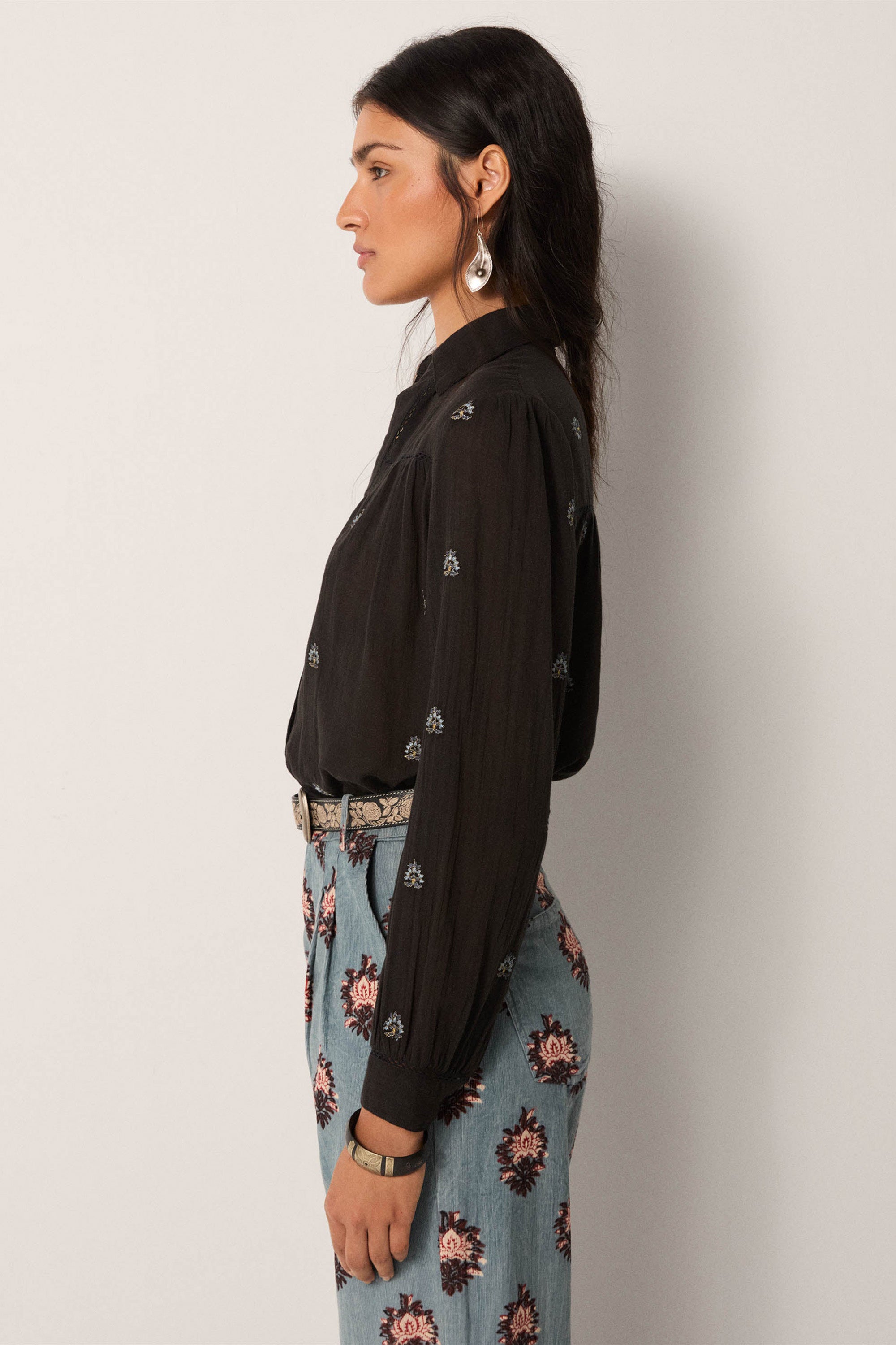 Galaxy Amrit Blouse - Black - RUM Amsterdam