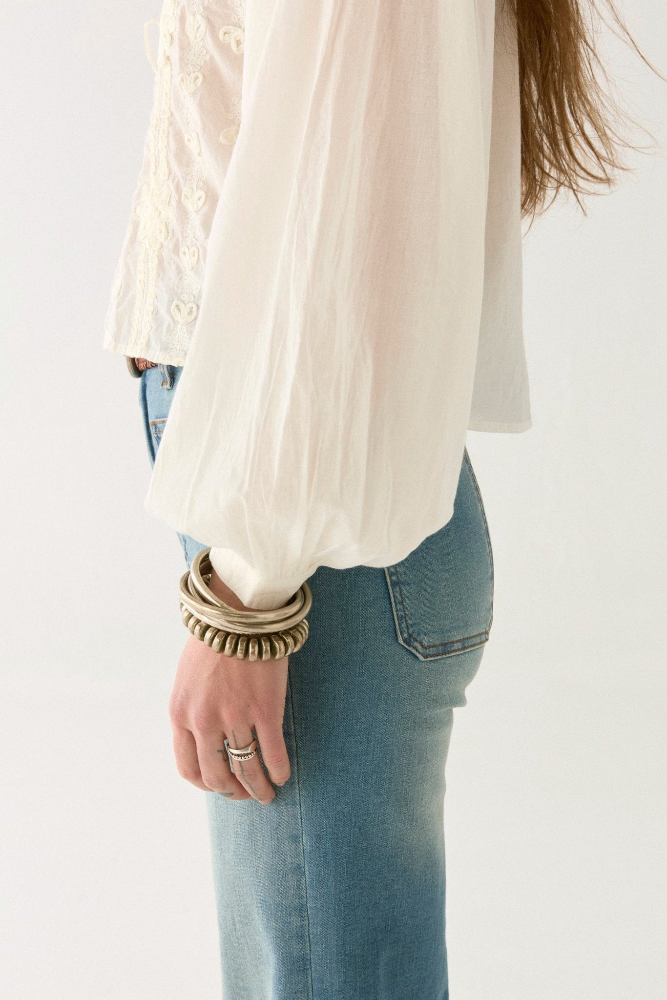 Lord Byron Ludovica Blouse - Pearl - RUM Amsterdam