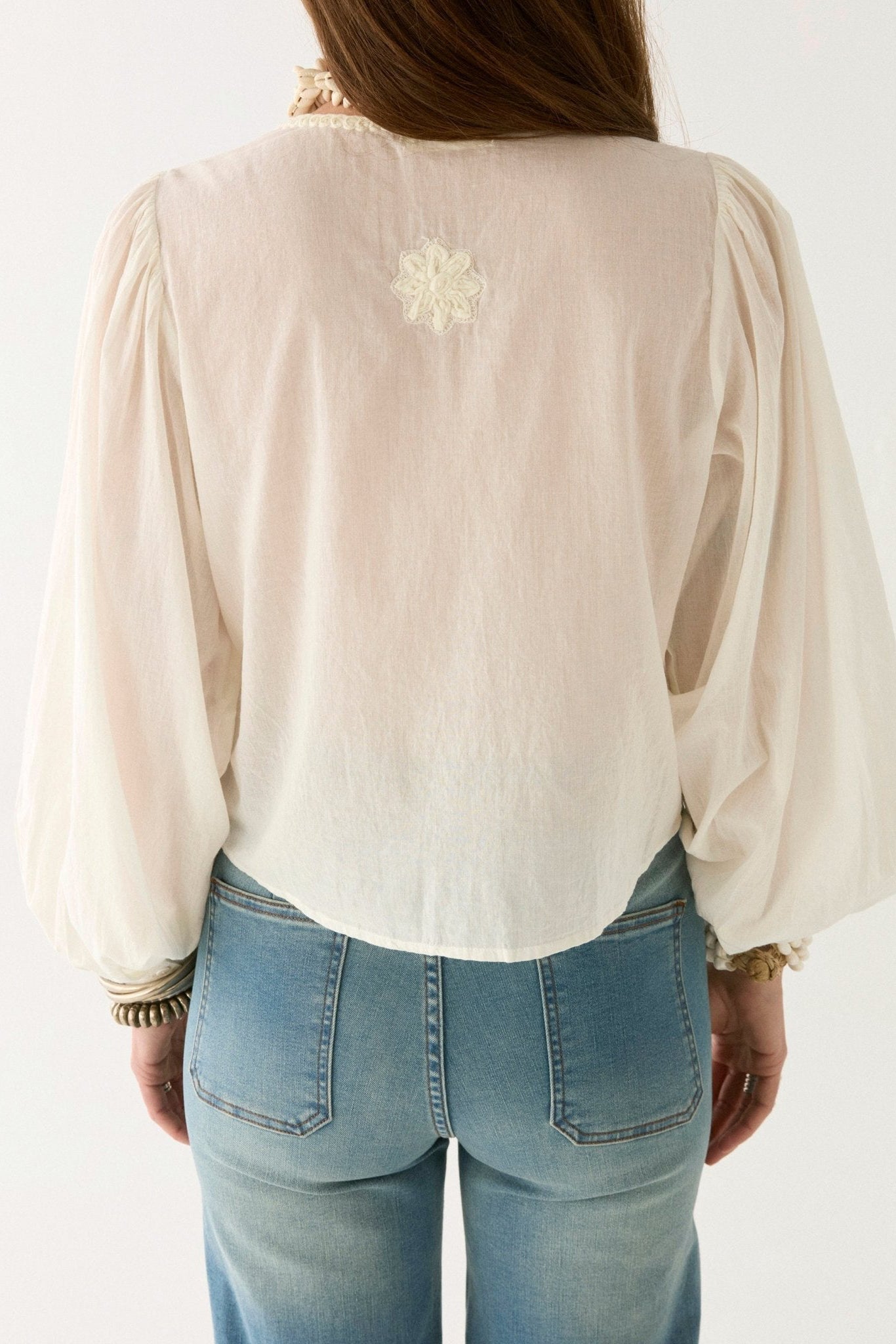 Lord Byron Ludovica Blouse - Pearl - RUM Amsterdam