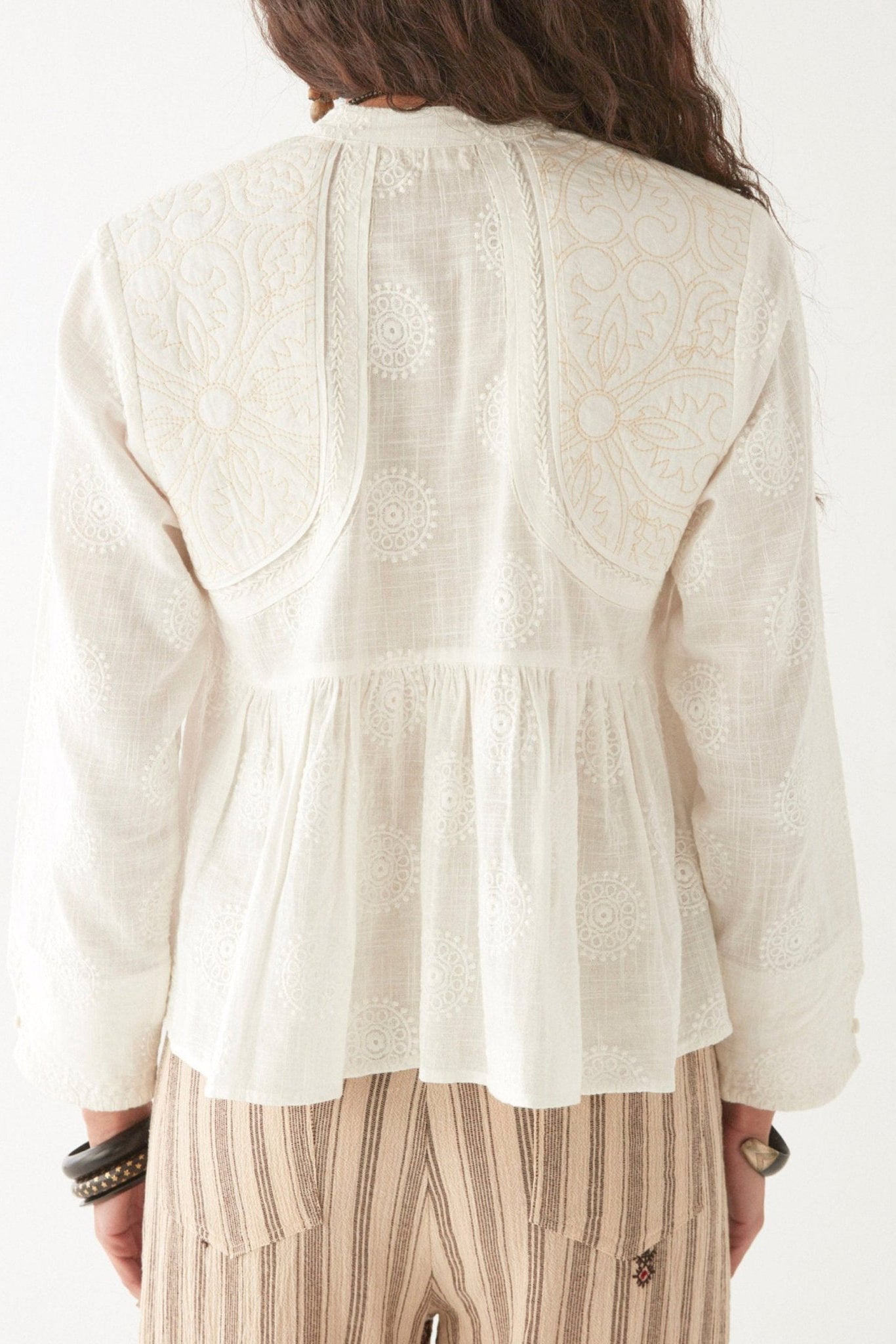 Mosaique Ariana Blouse - Ivory - RUM Amsterdam