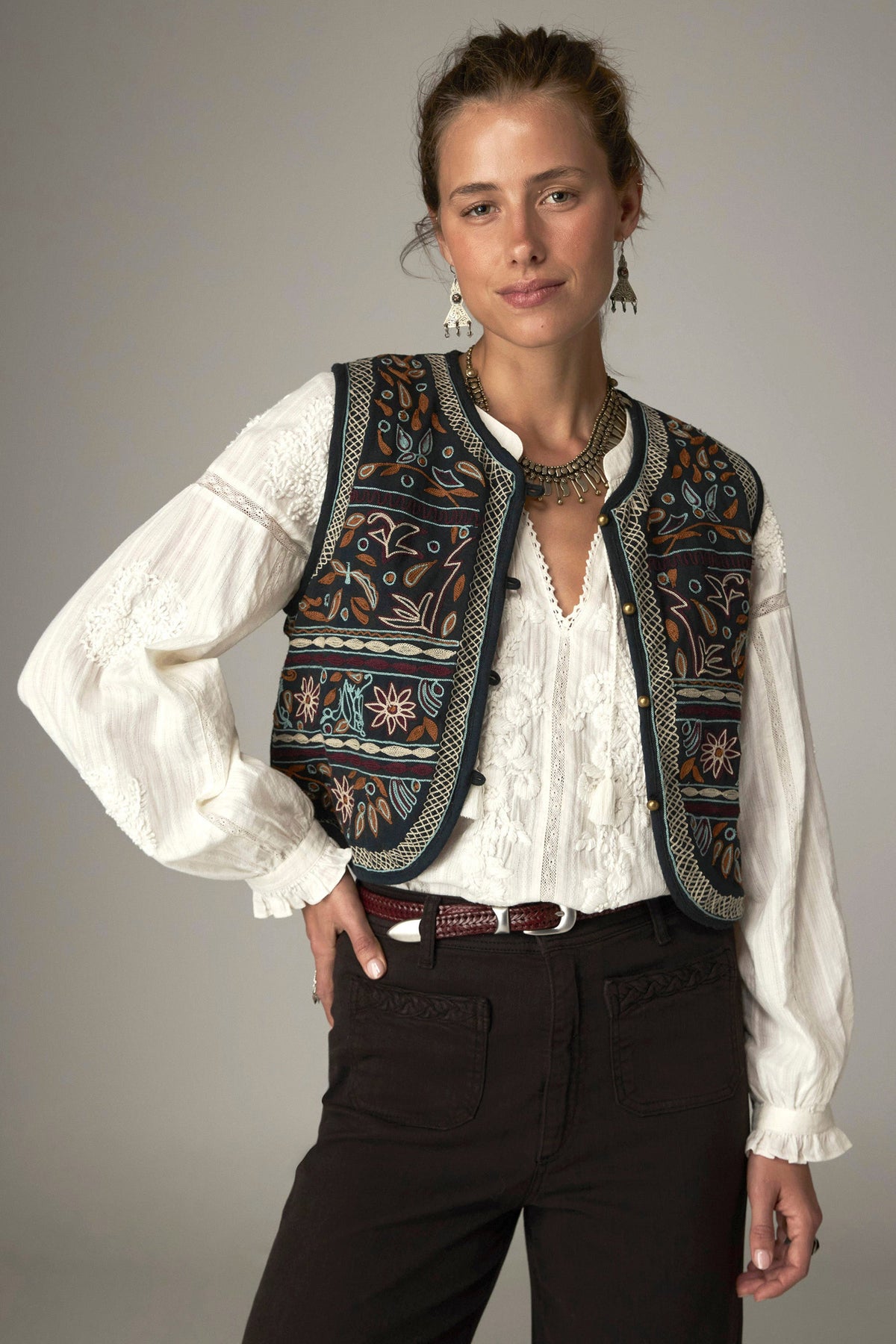 Munch Vest - Ocher