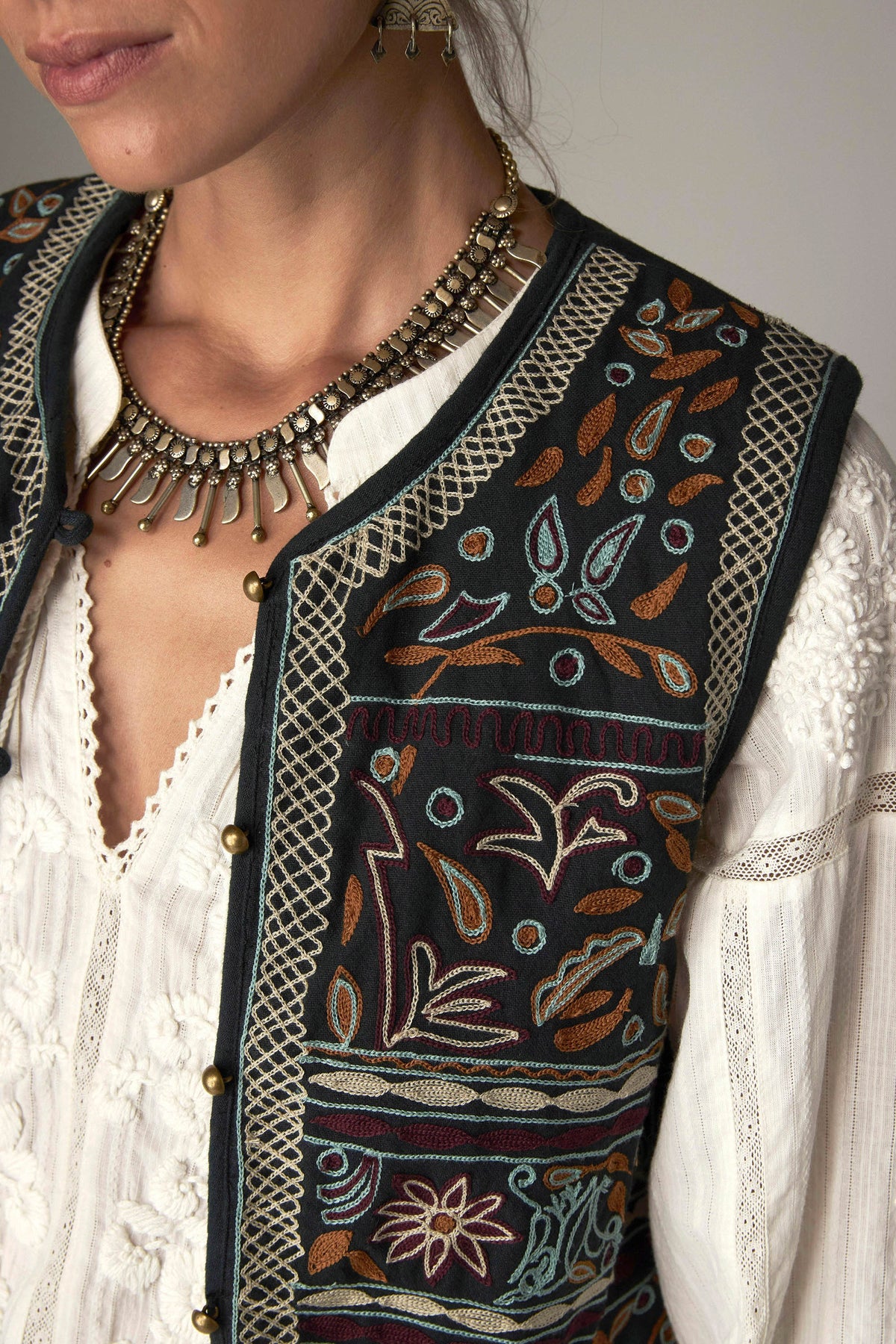 Munch Vest - Ocher