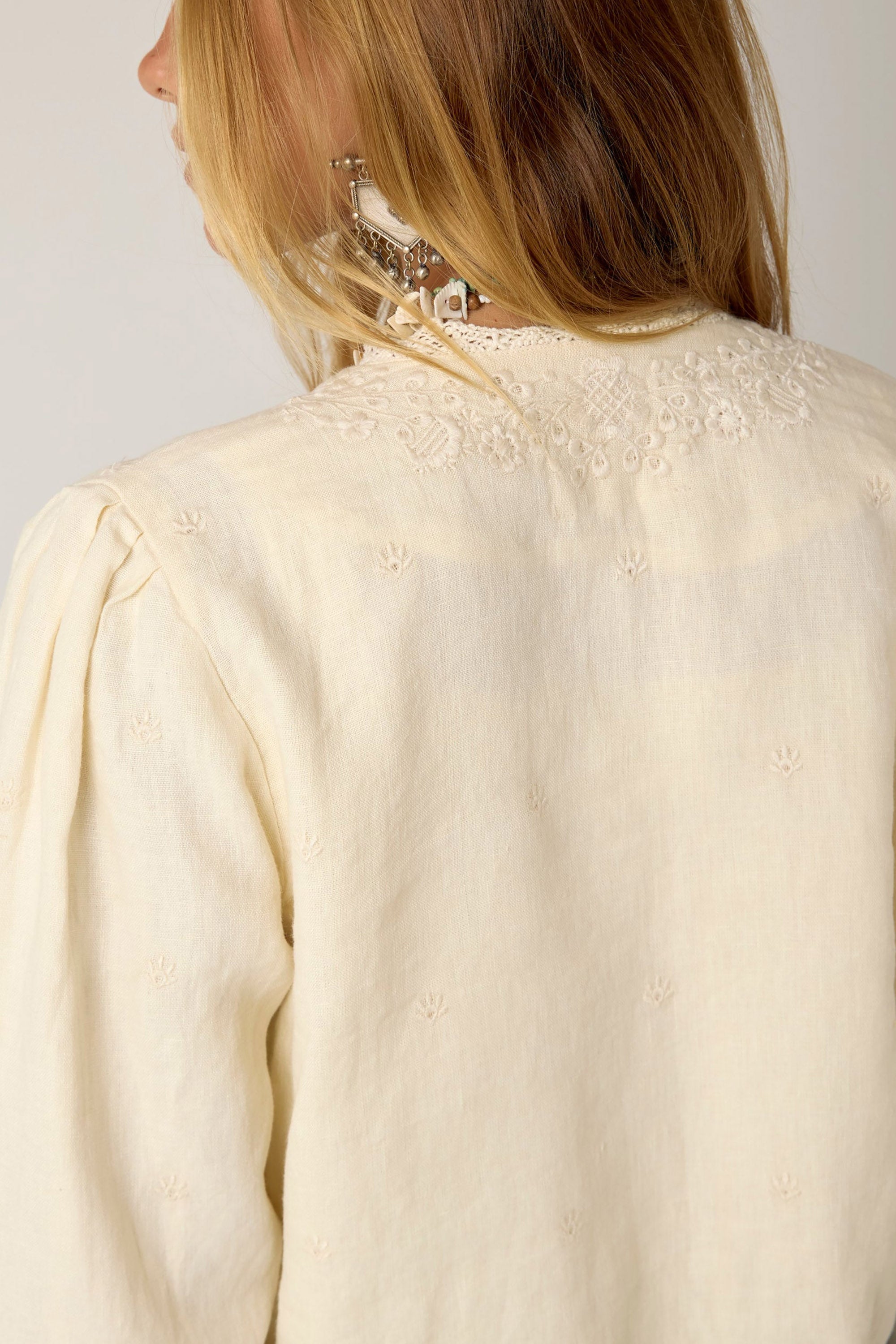 Otelo Jacket - Linen Solstice Ivory Whisper