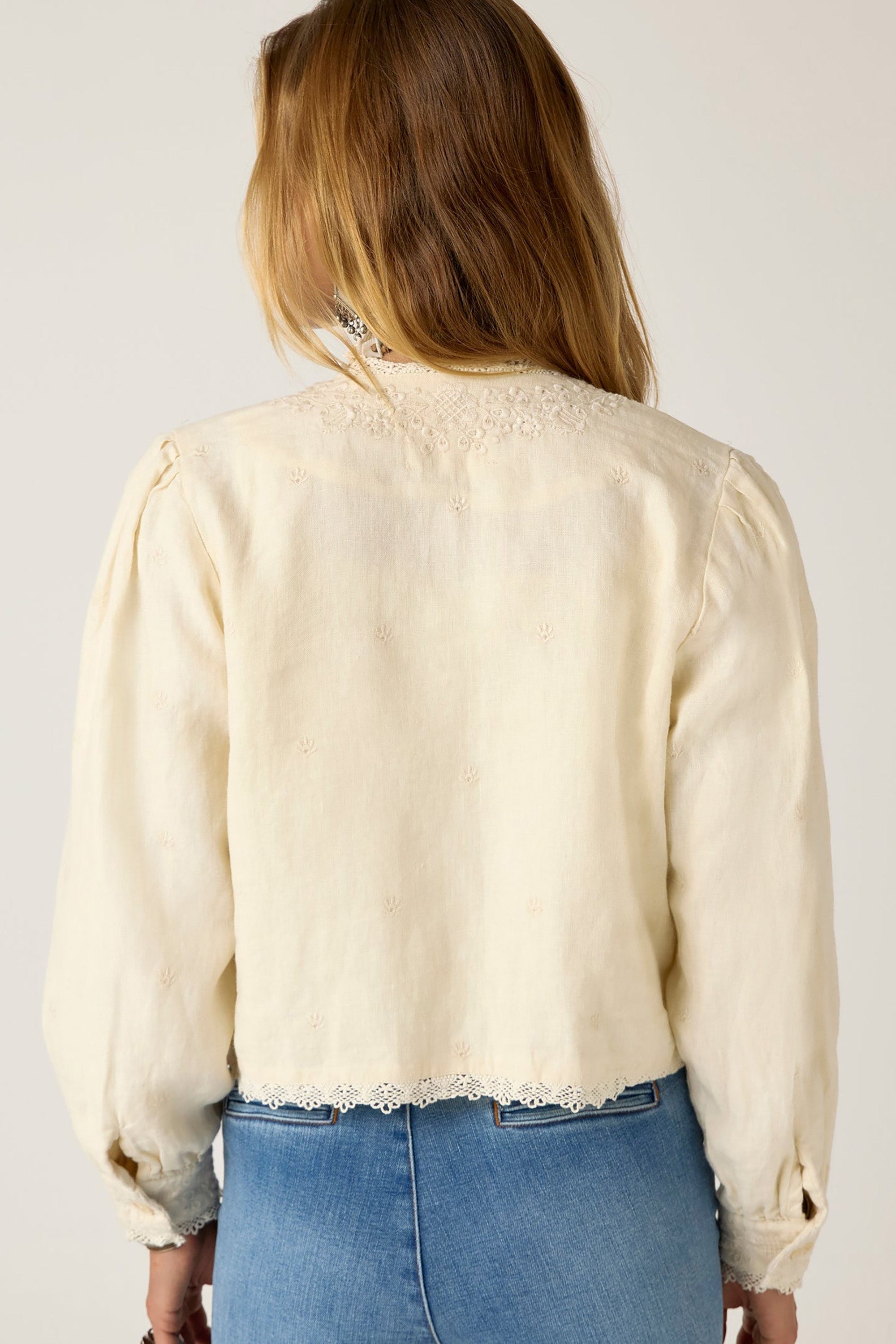Otelo Jacket - Linen Solstice Ivory Whisper