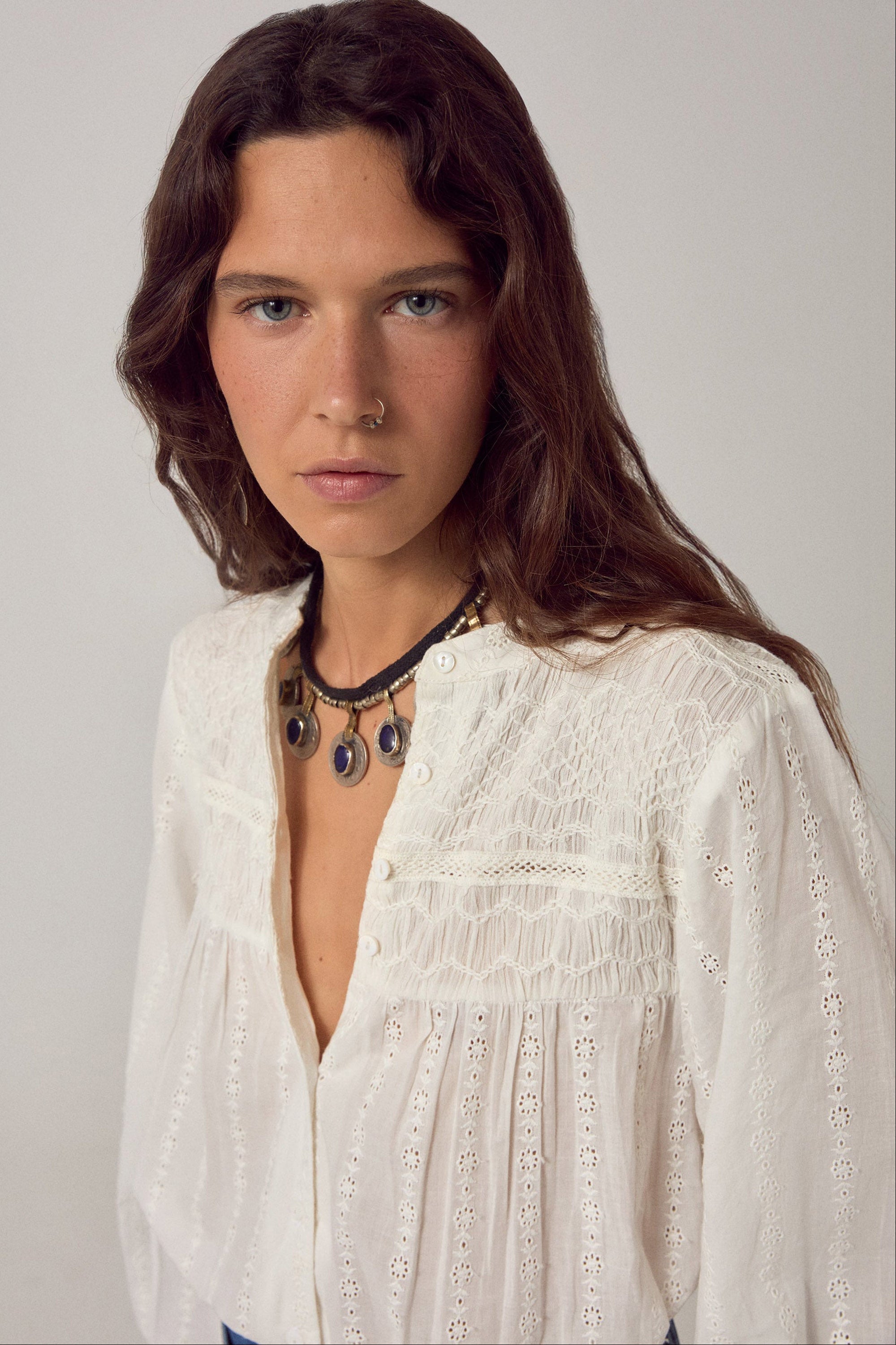 Paoli Blouse - Sapore Di Sale Bianco