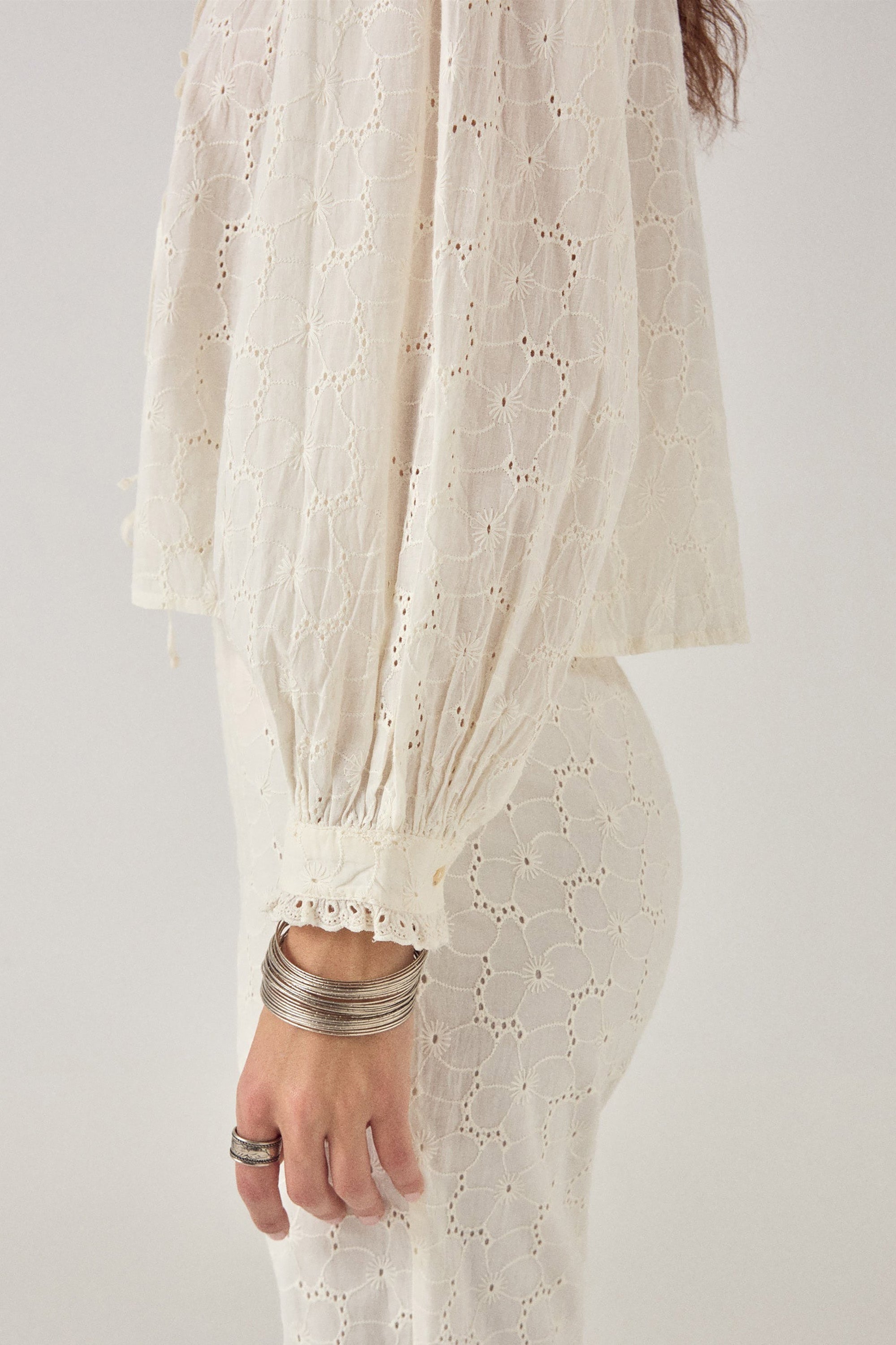 Irene Blouse - Blanc Bohème Chalk