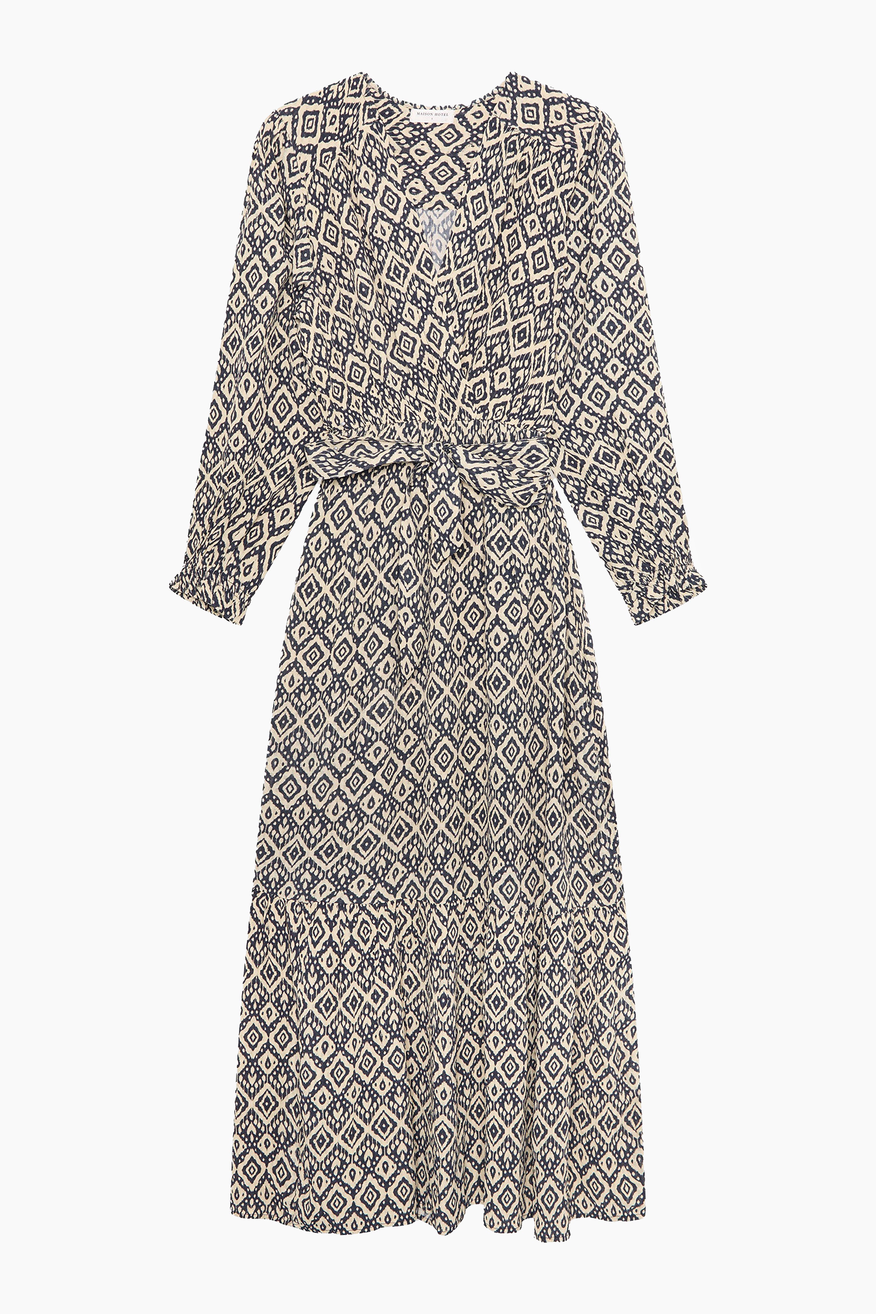 Ruby Tuesday Ikat Emma Dress - Vanilla Ice