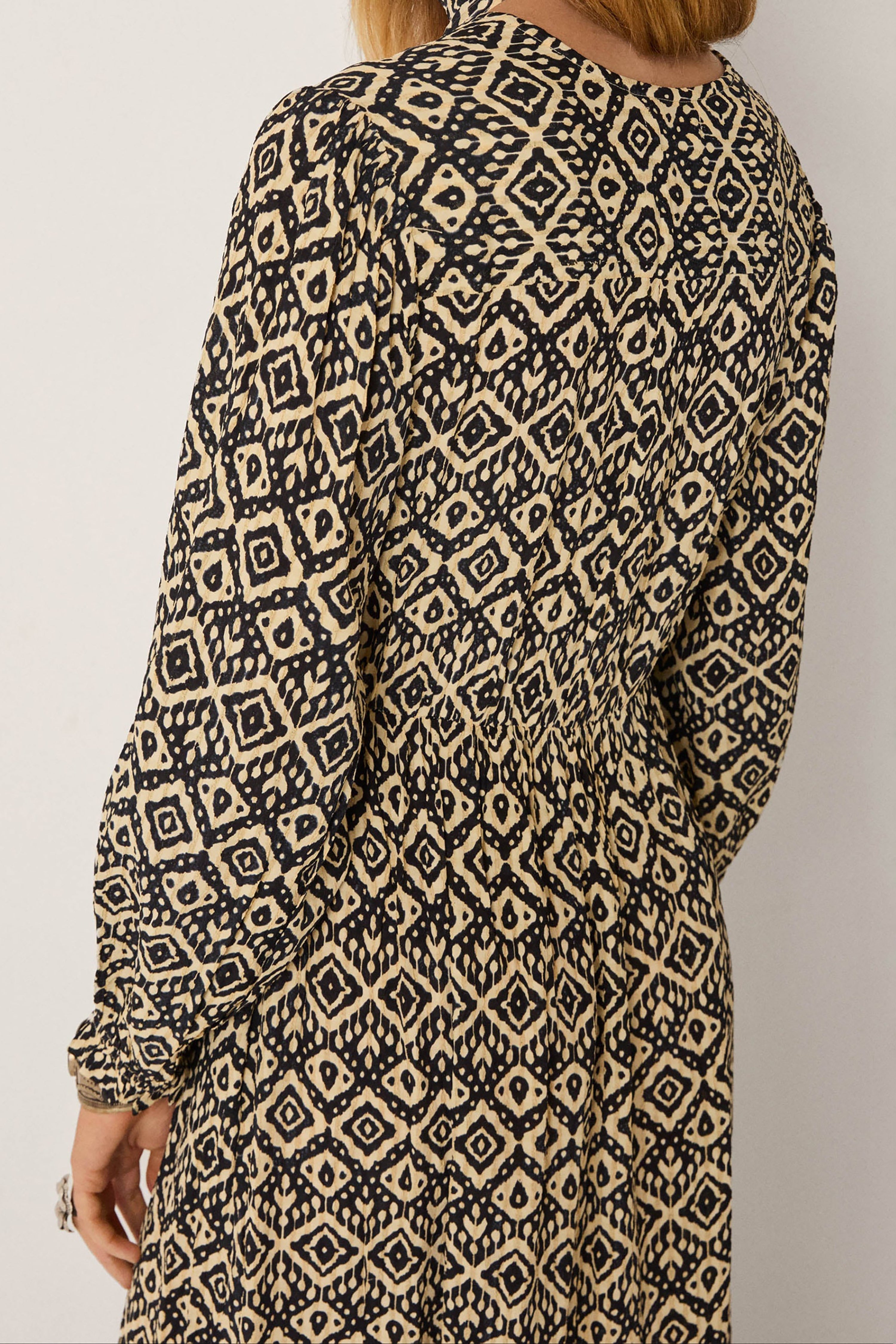 Ruby Tuesday Ikat Emma Dress - Vanilla Ice