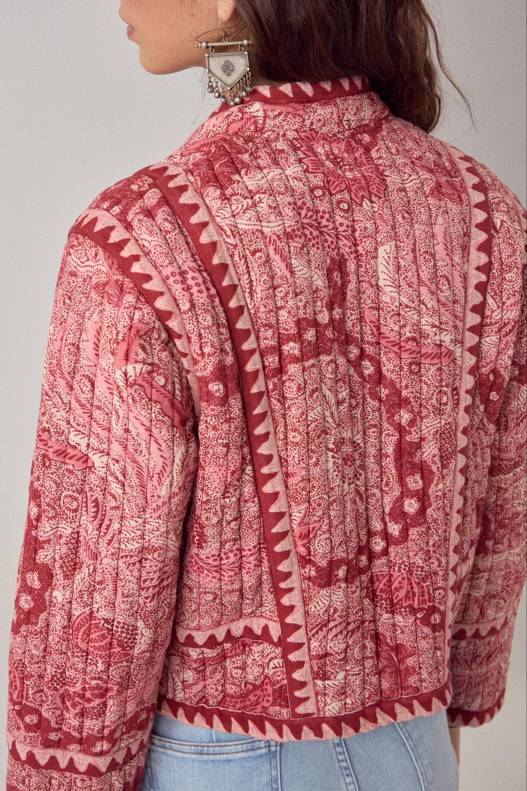 Sujata Jacket - Red Java Volcano