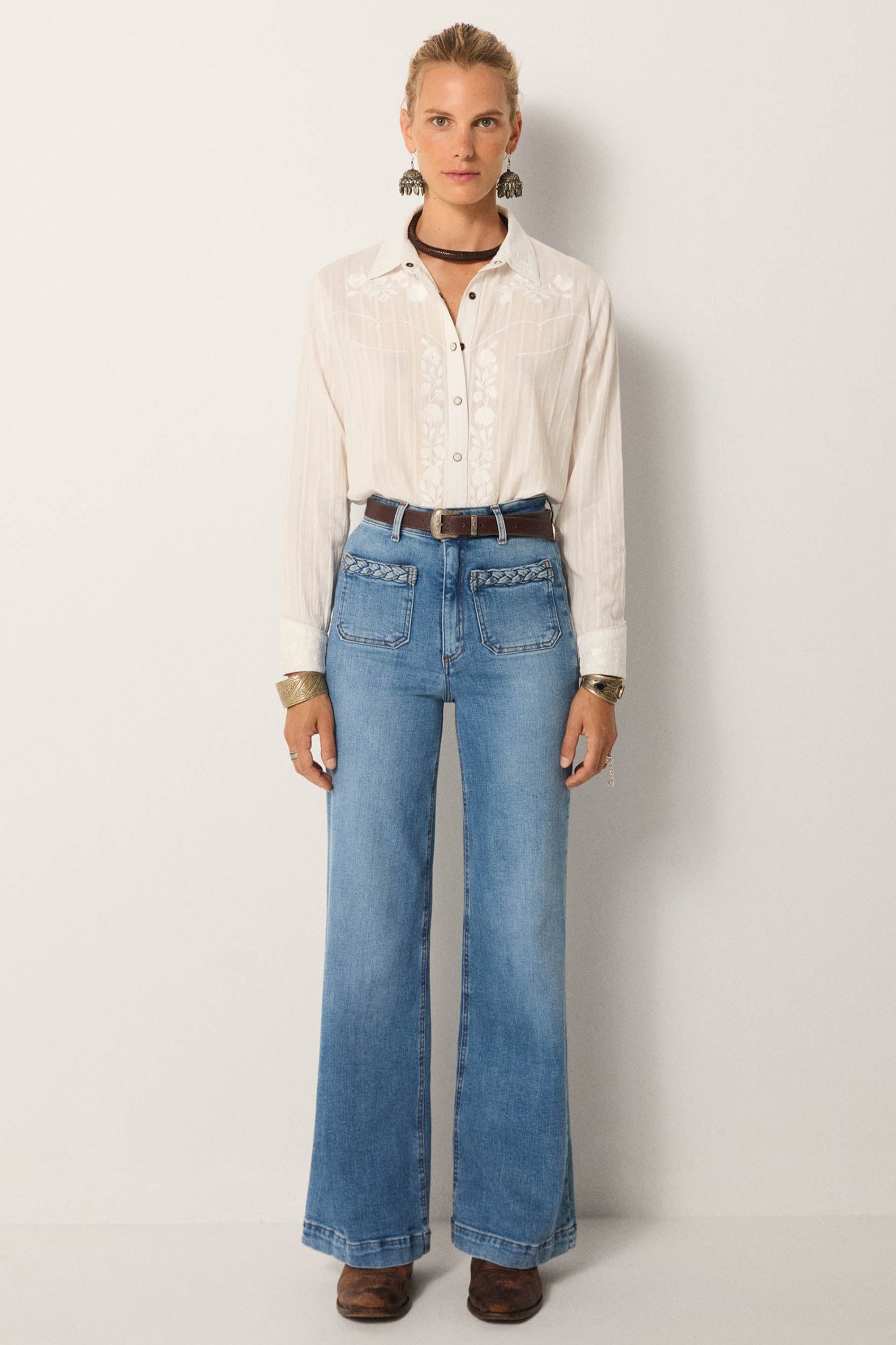 Willie Giulietta Pant - Light Blue Denim