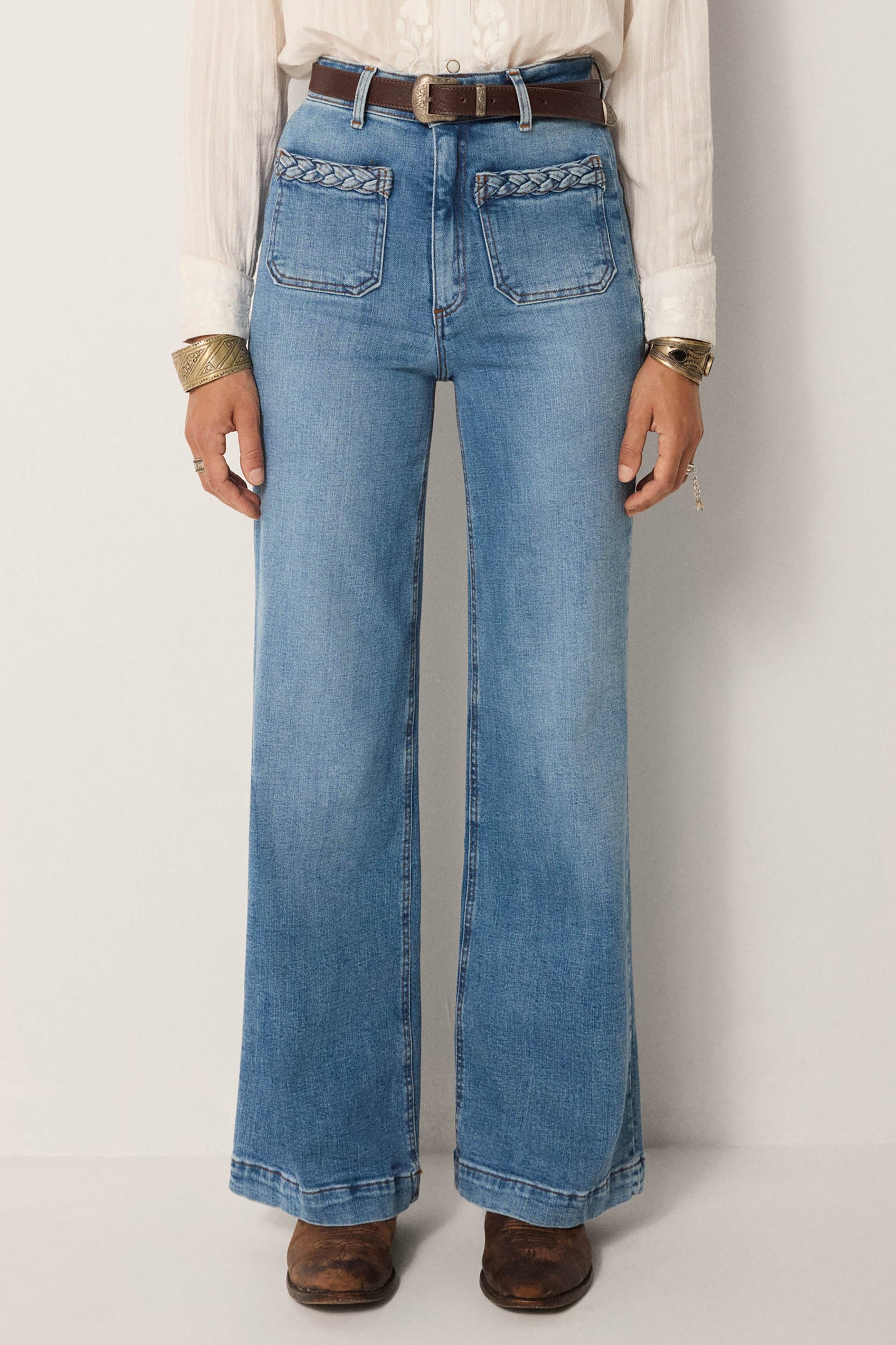 Willie Giulietta Pant - Light Blue Denim