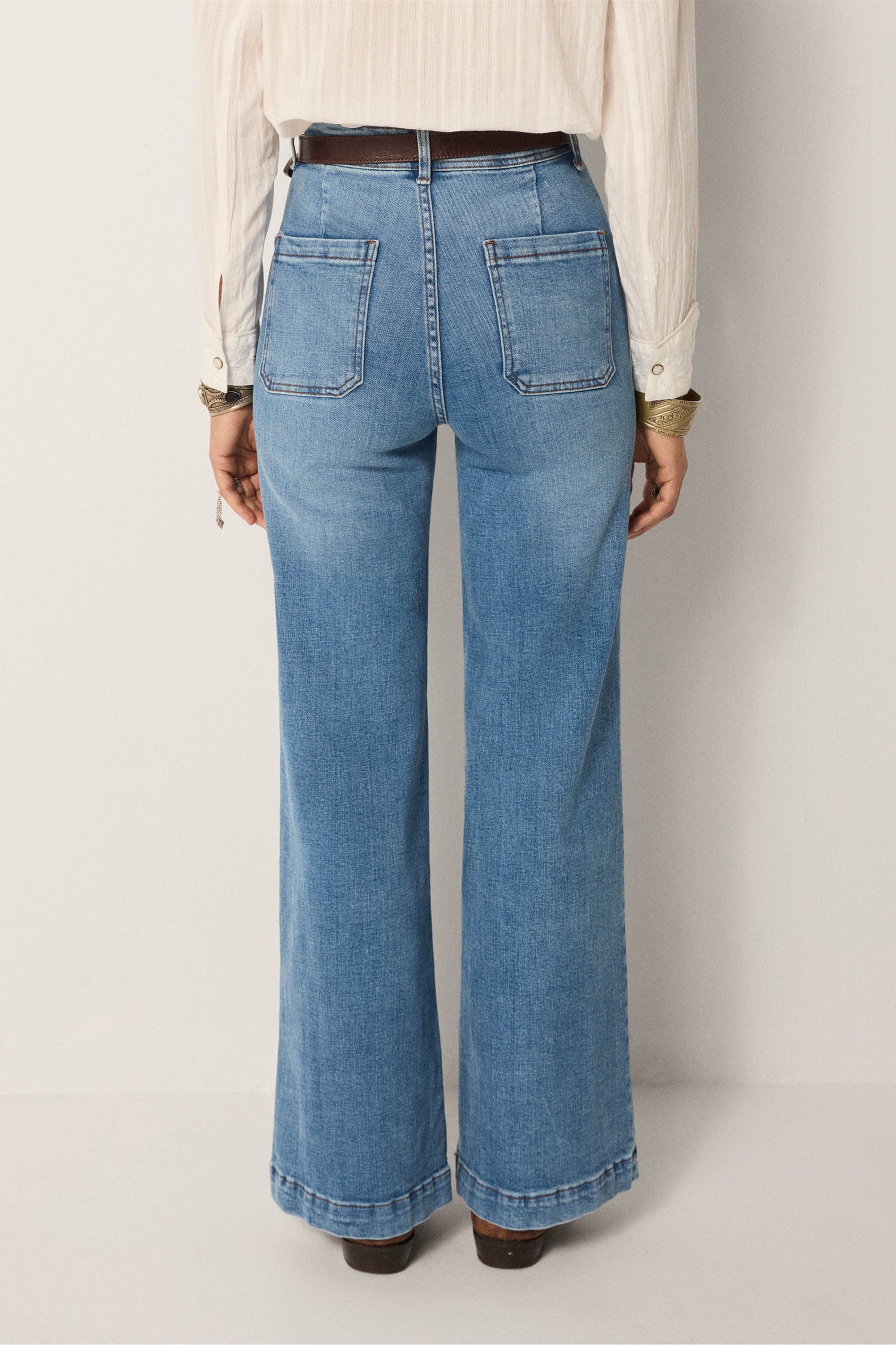 Willie Giulietta Pant - Light Blue Denim
