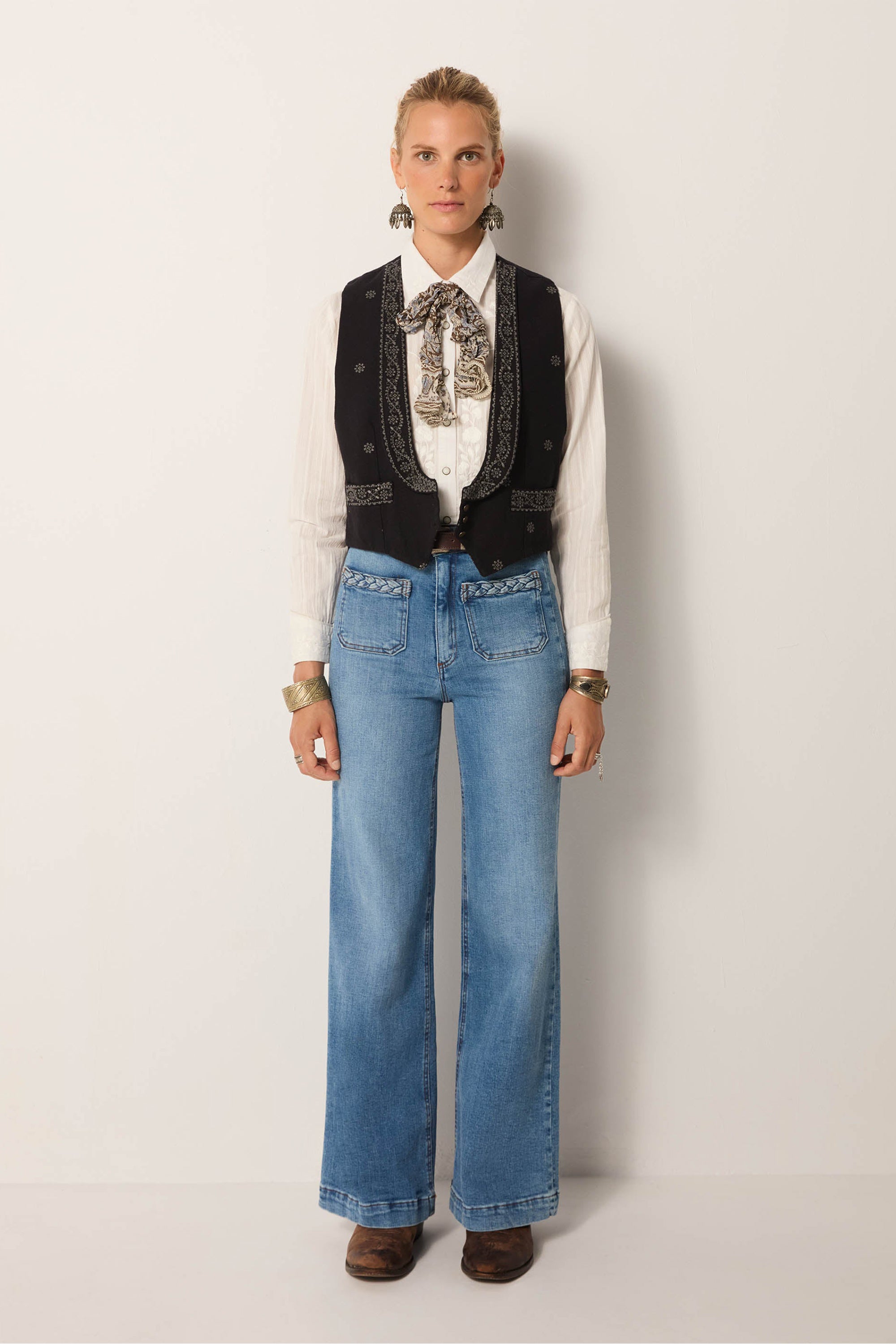 Willie Giulietta Pant - Light Blue Denim