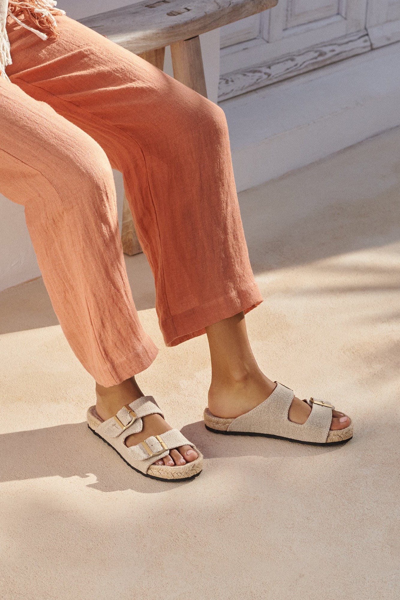 Manebi Nordic Sandals - Natural - RUM Amsterdam