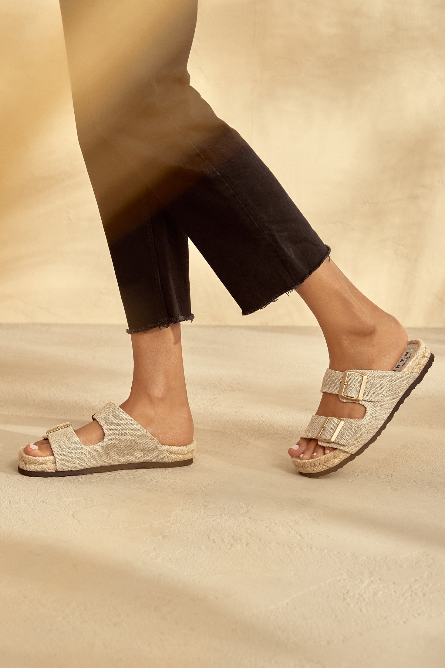 Manebi Nordic Sandals - Natural - RUM Amsterdam