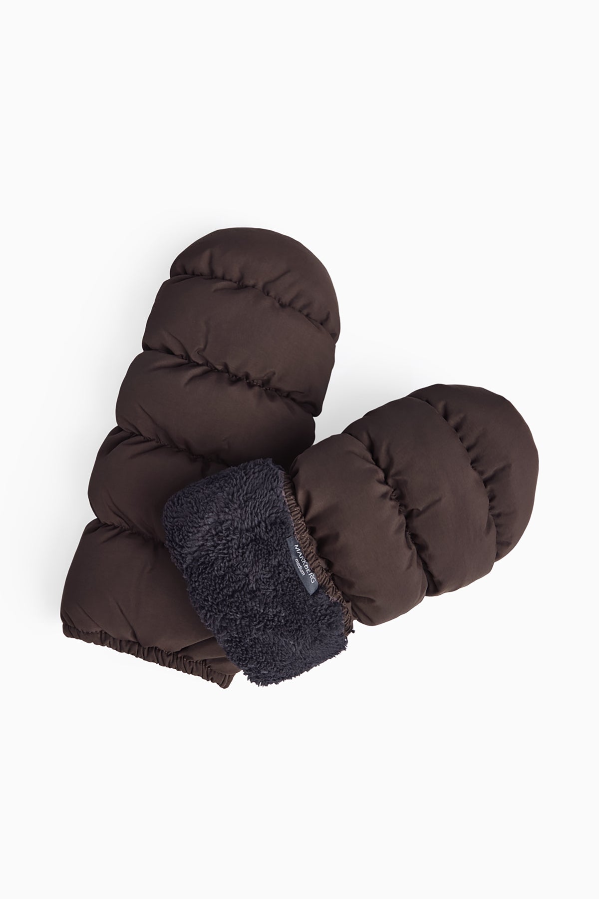 Caia Puffer Mitten - Espresso Brown