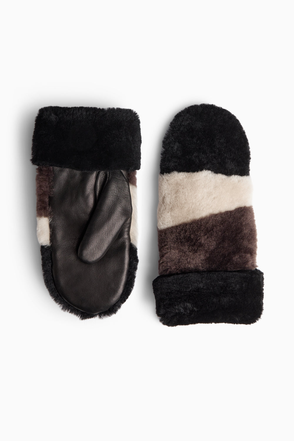 Catty Mitten - Black w/ Caramel + Major Brown - RUM Amsterdam