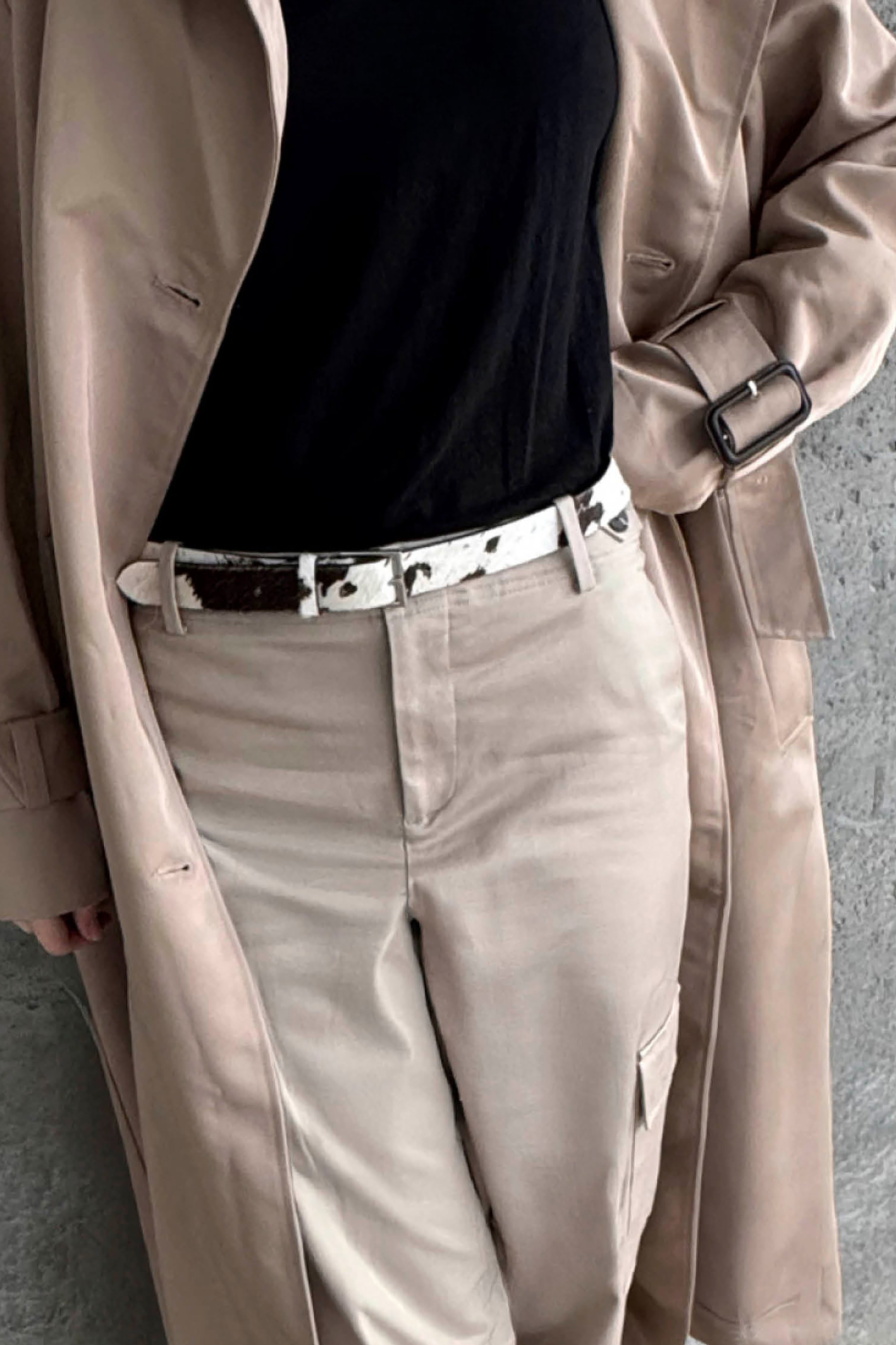 Emira Belt - Black w/ Gold