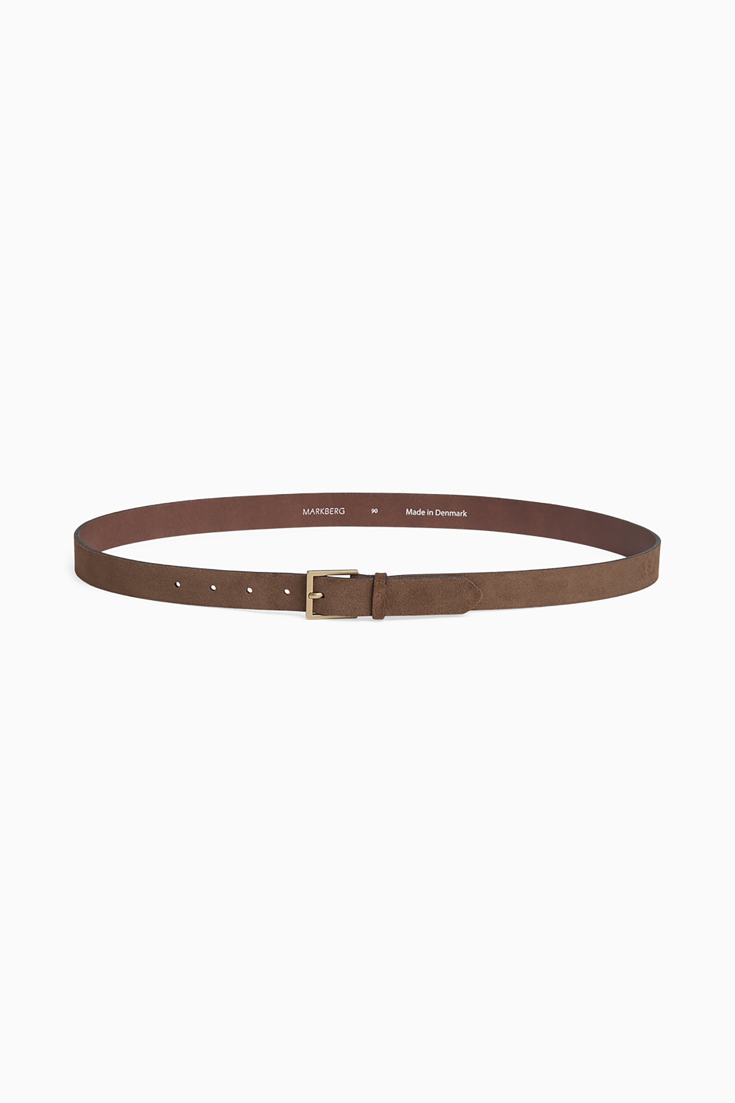 Emira Belt - Cognac w/ Brushed Gold