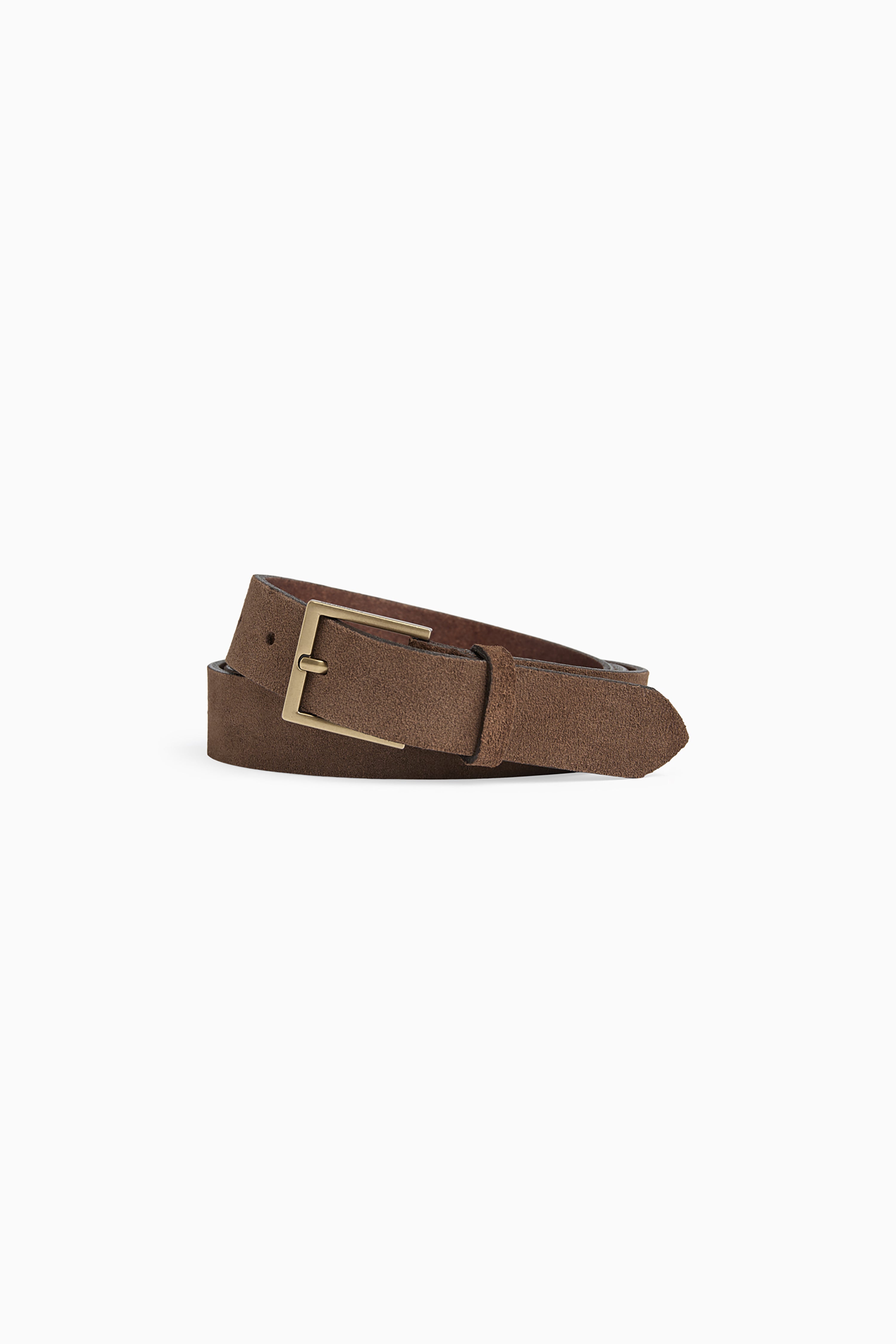 Emira Belt - Cognac w/ Brushed Gold