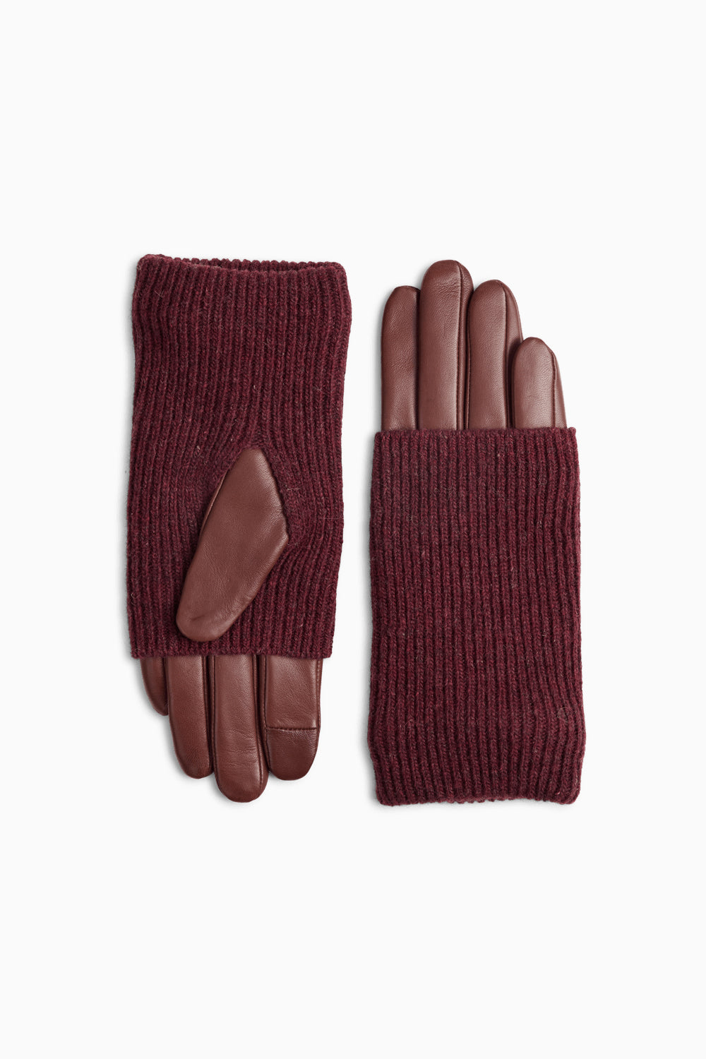 Helly Glove - Cognac w/ Burgundy - RUM Amsterdam