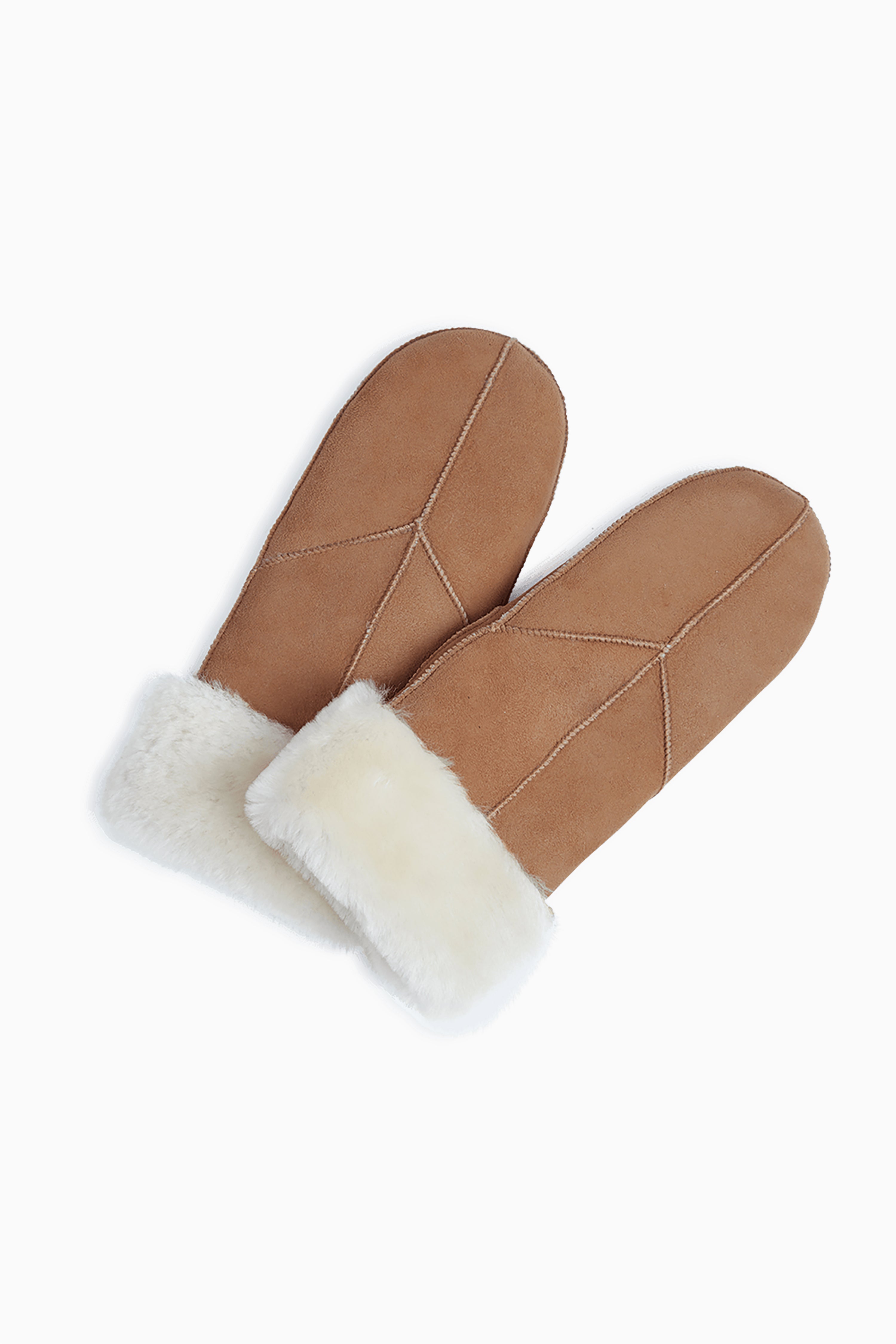 Jasmin Sheepskin Mitten - Cognac