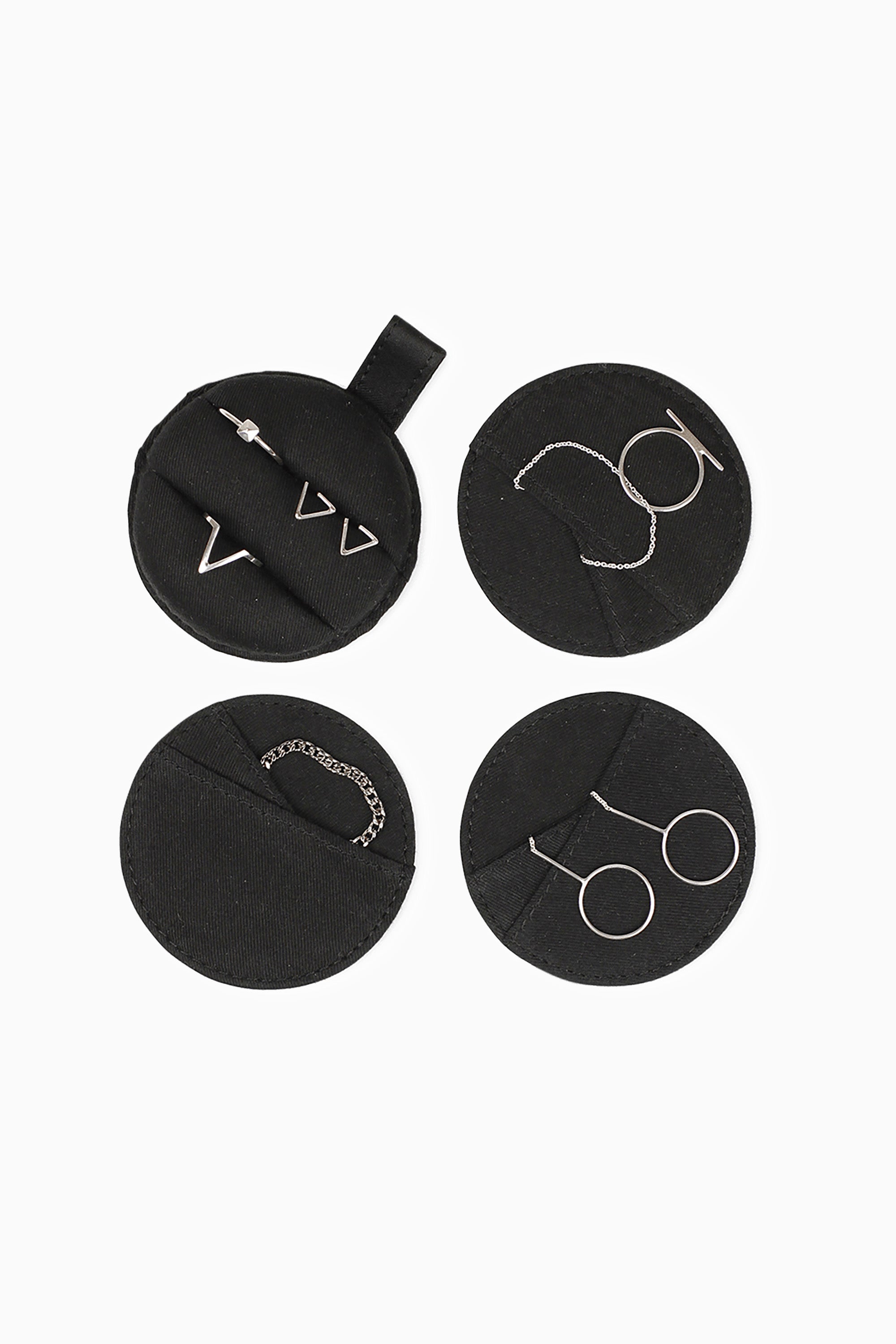 Lova Jewelry Box Small - Grain Black w/ Gold