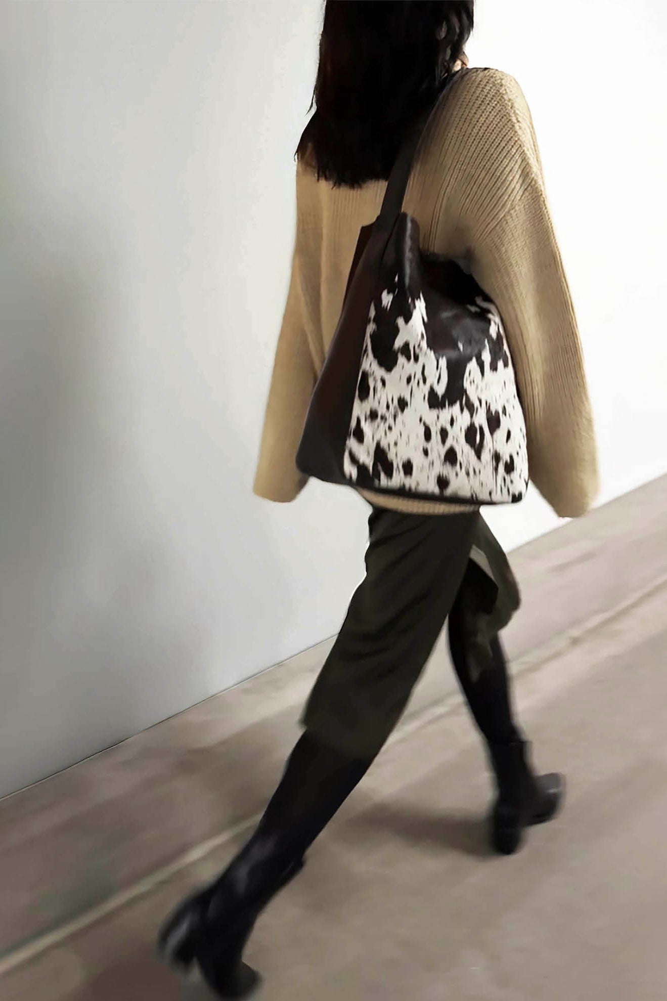Shelby Bag - Cow Print