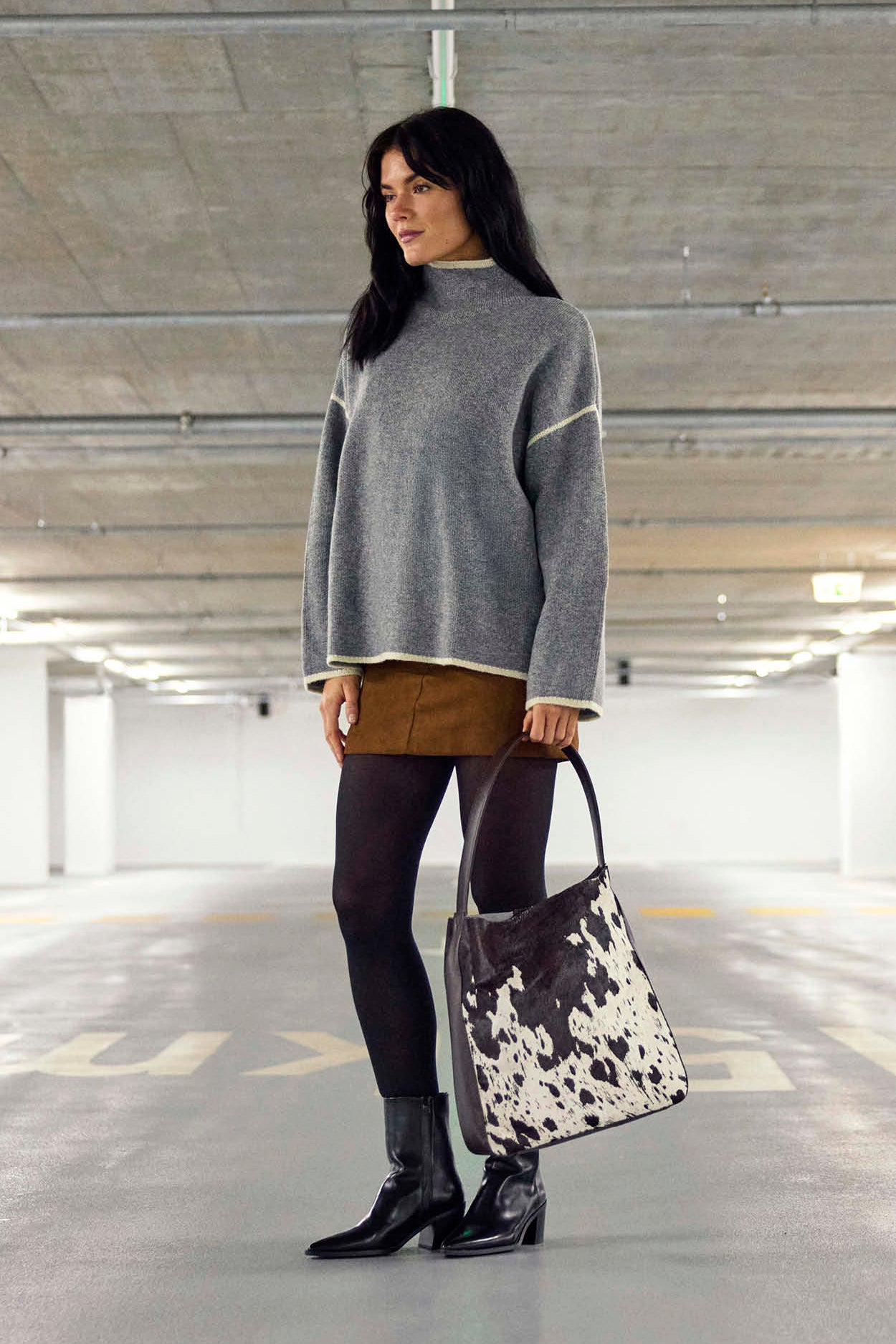 Shelby Bag - Cow Print