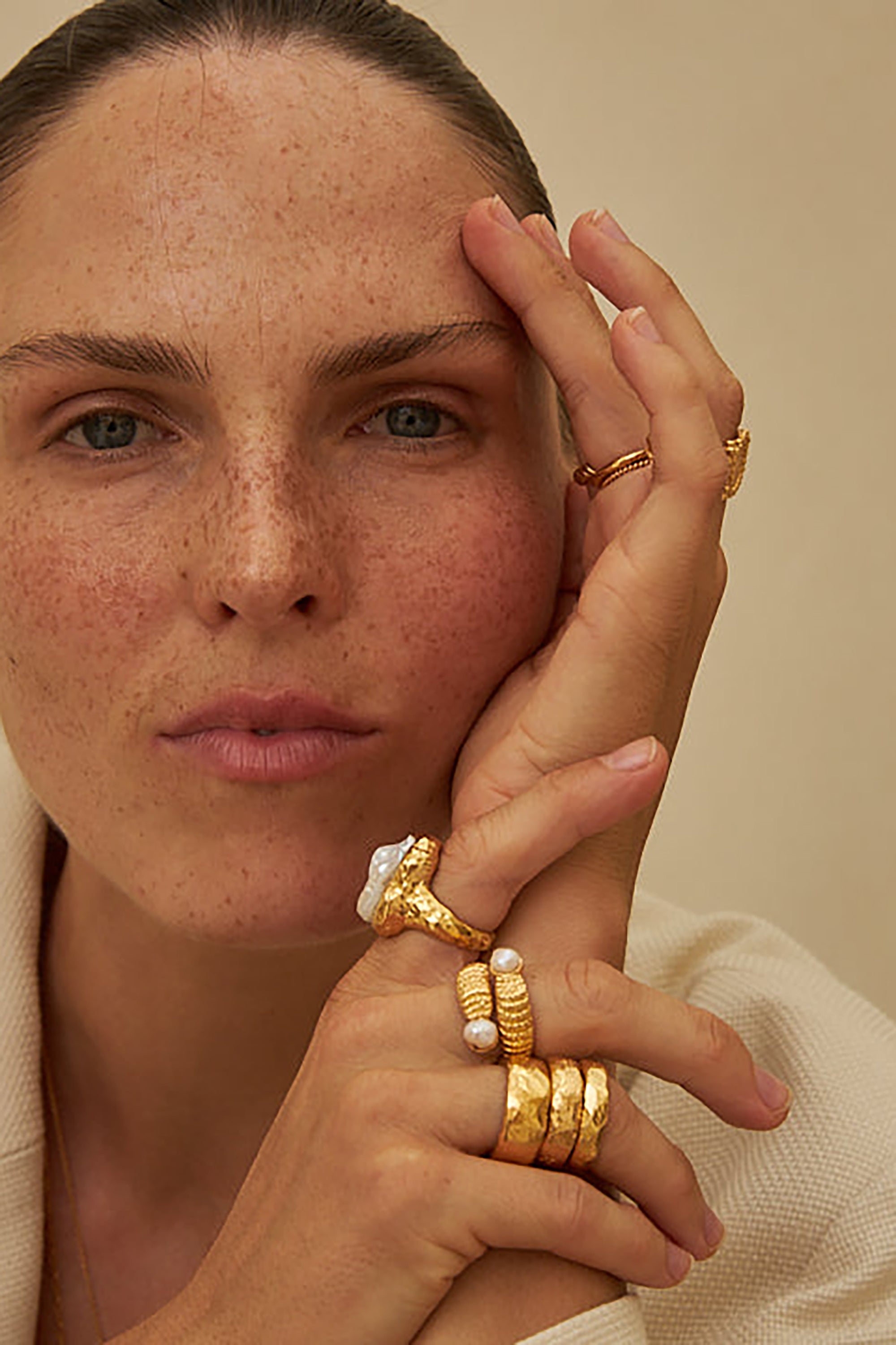 Cassidy M Ring - Gold