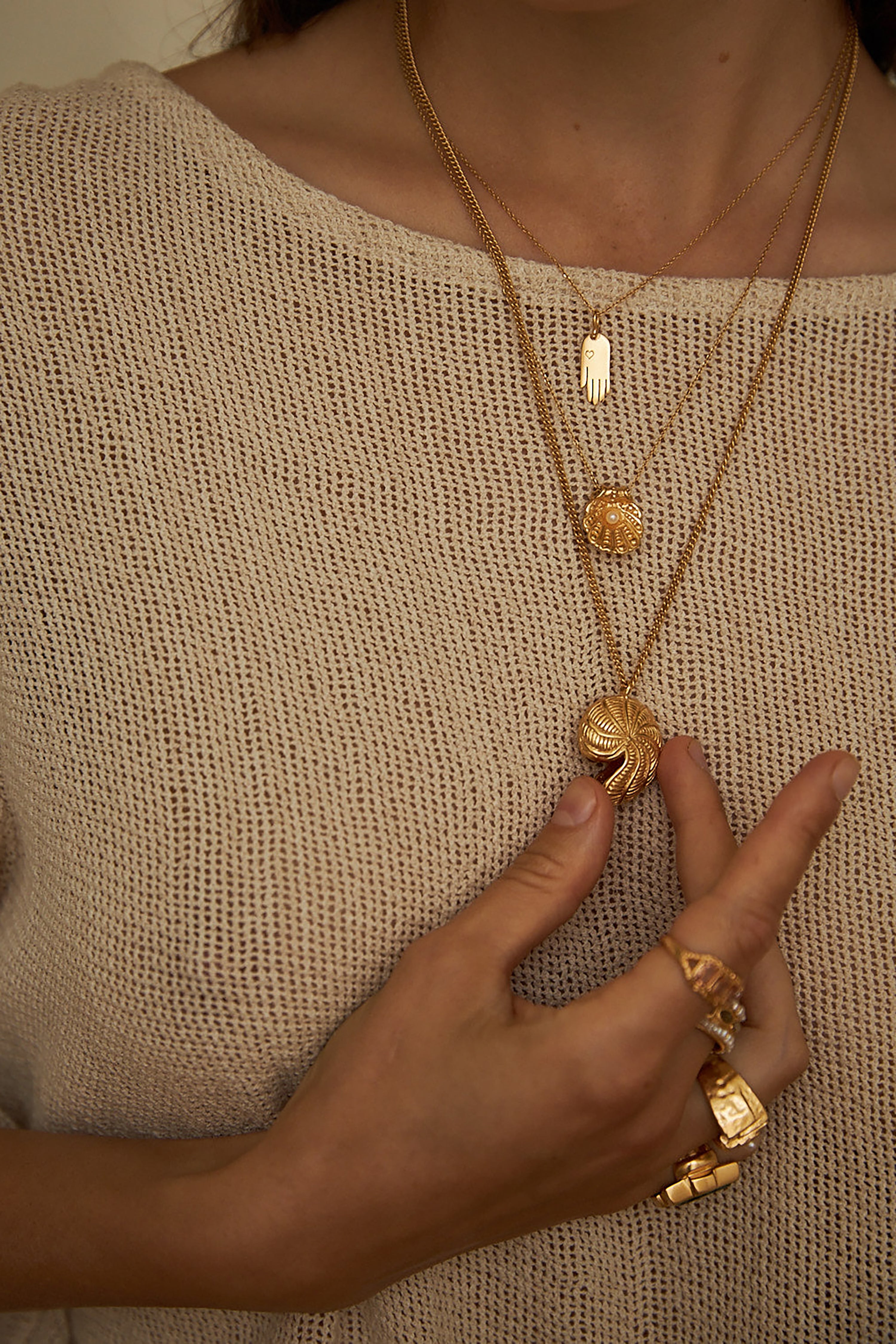 Chloe Necklace - Gold