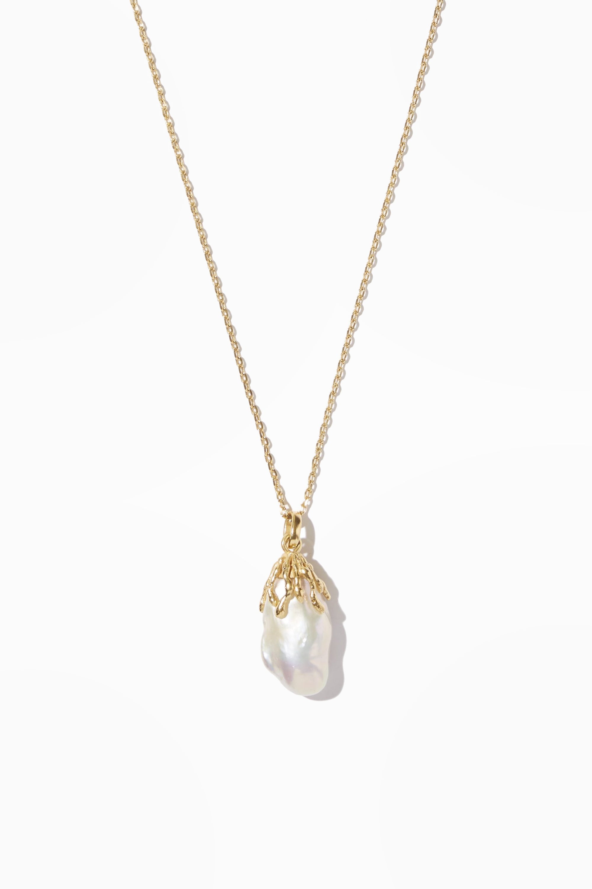 Dormir Necklace - Gold w/ Pearl