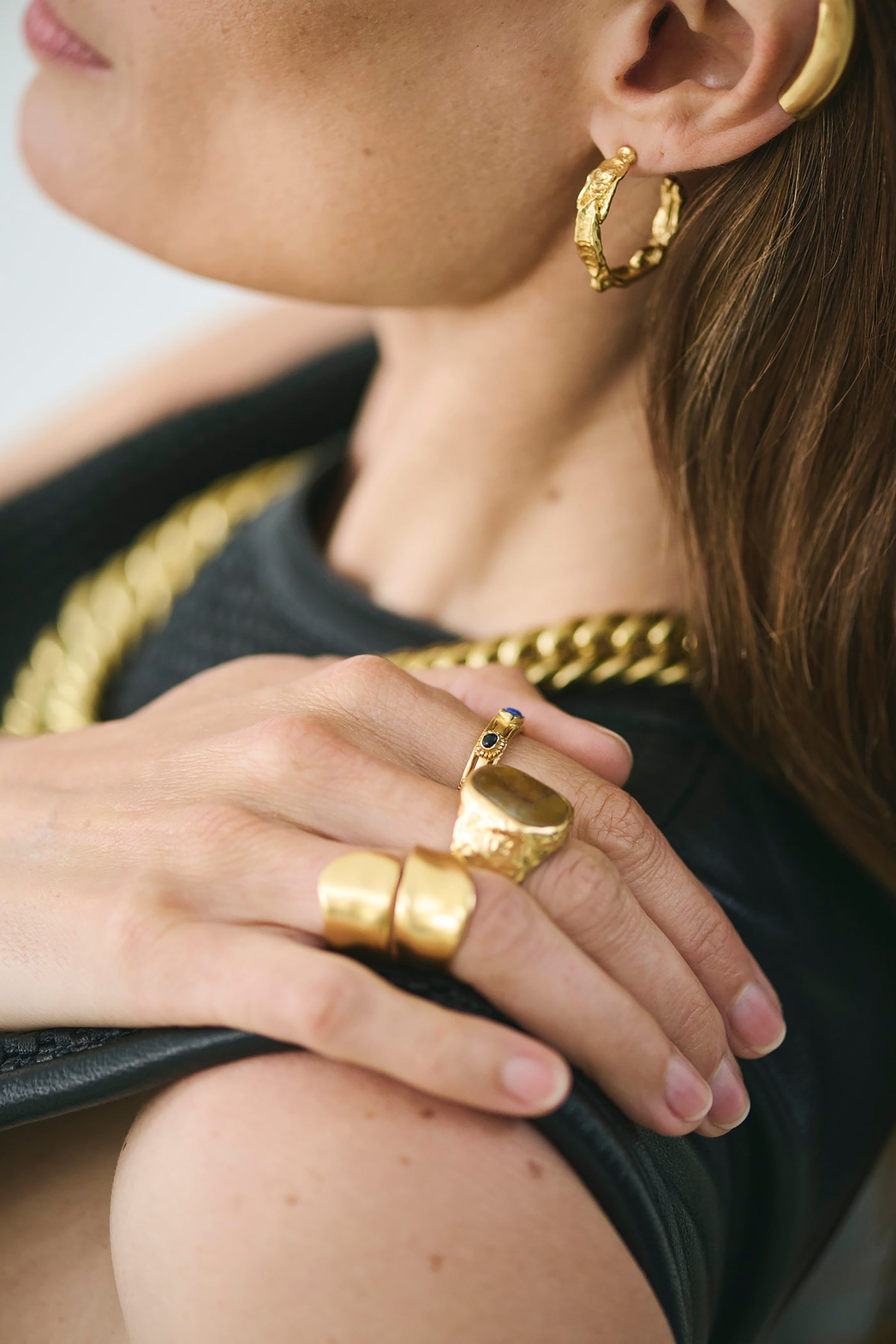 Julietta Ring - Gold with Gemstones