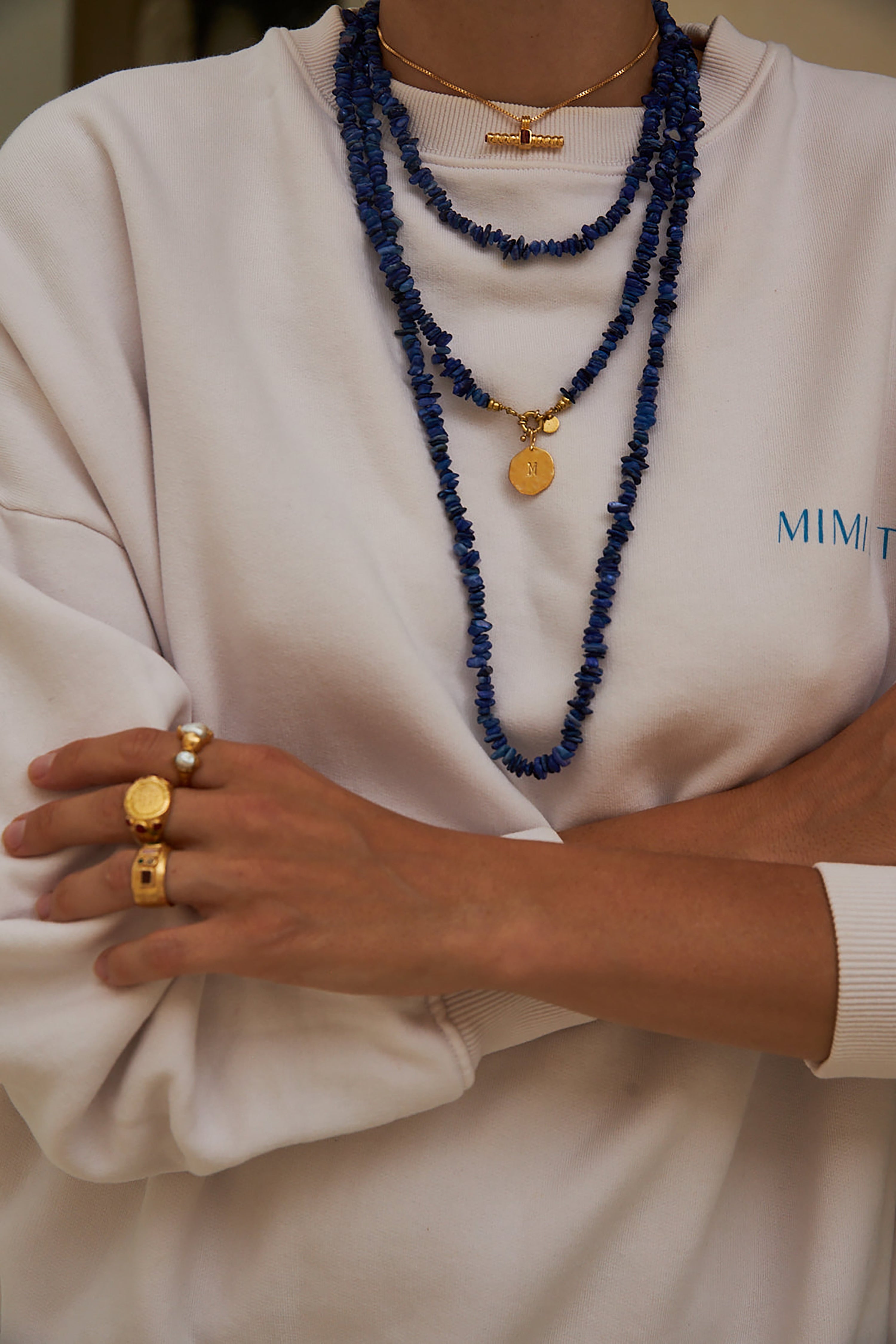 Keanu Ring - Gold with Pearls