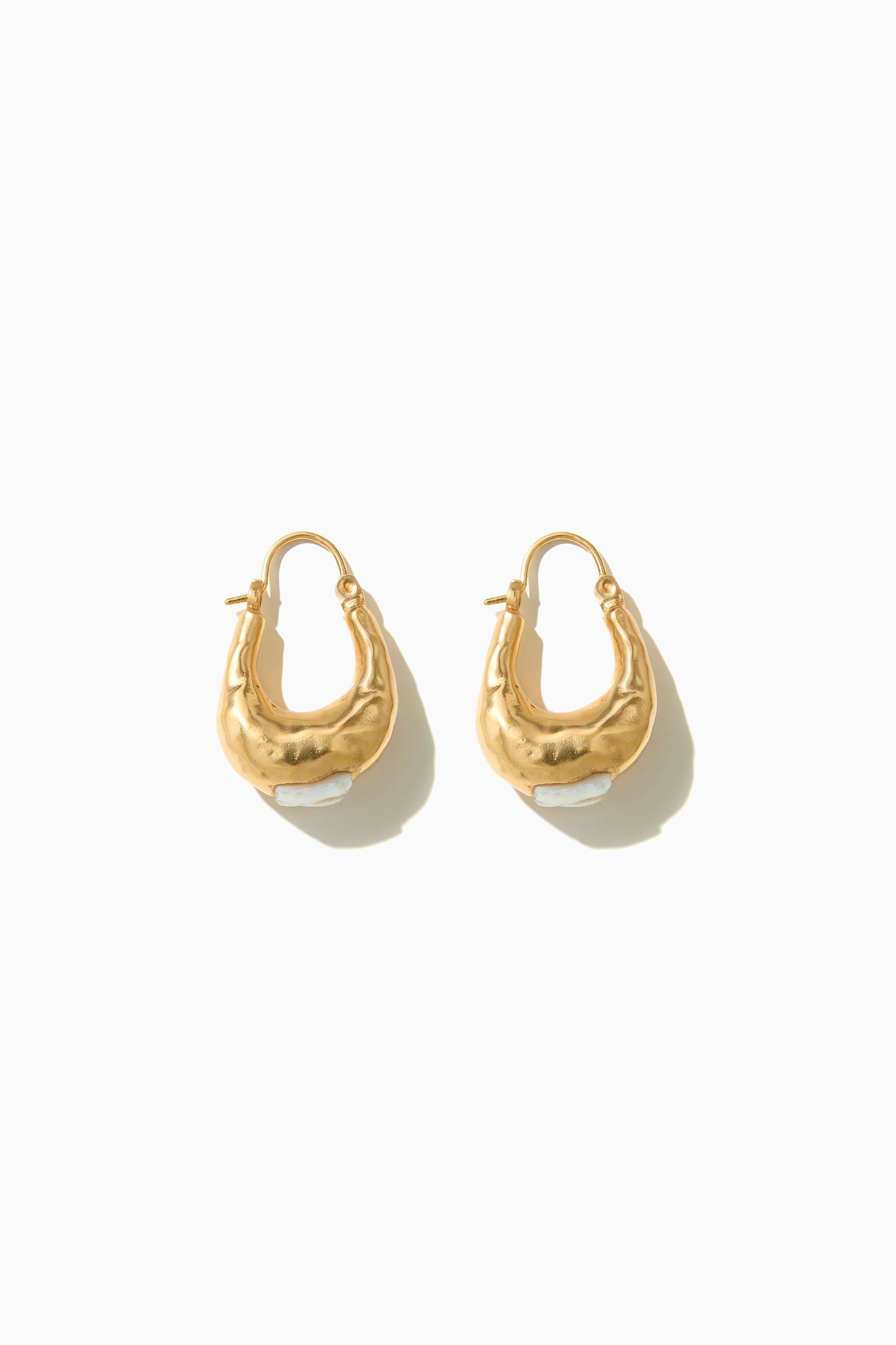Vanelle Earrings - Gold with Pearl