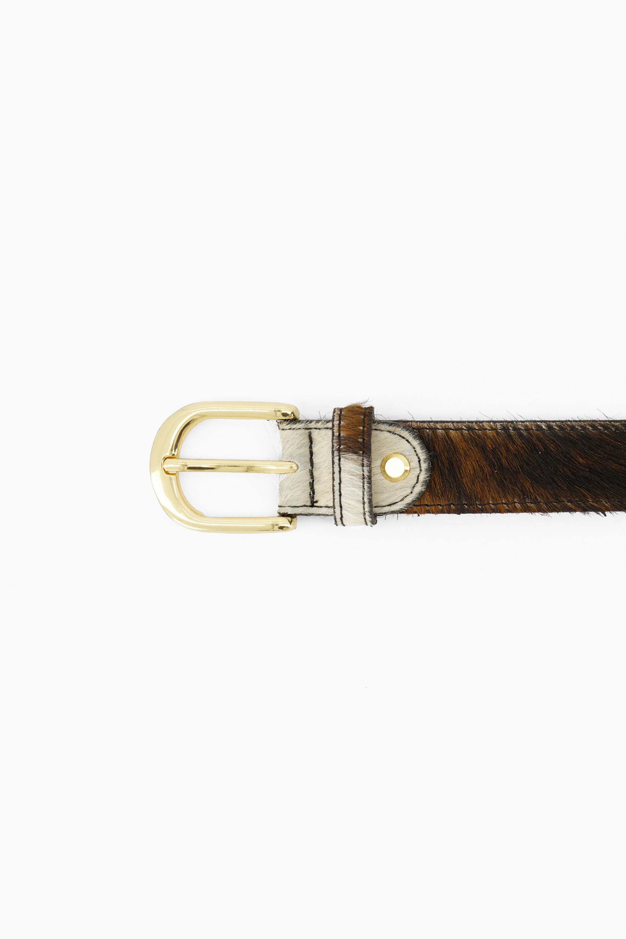 Moo Belt - Cow w/ Gold Buckle