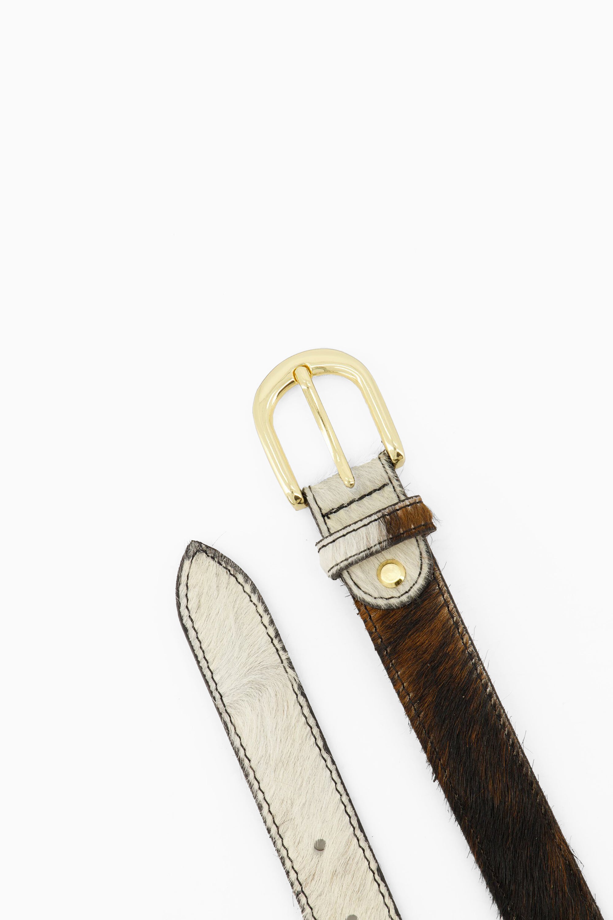 Moo Belt - Cow w/ Gold Buckle