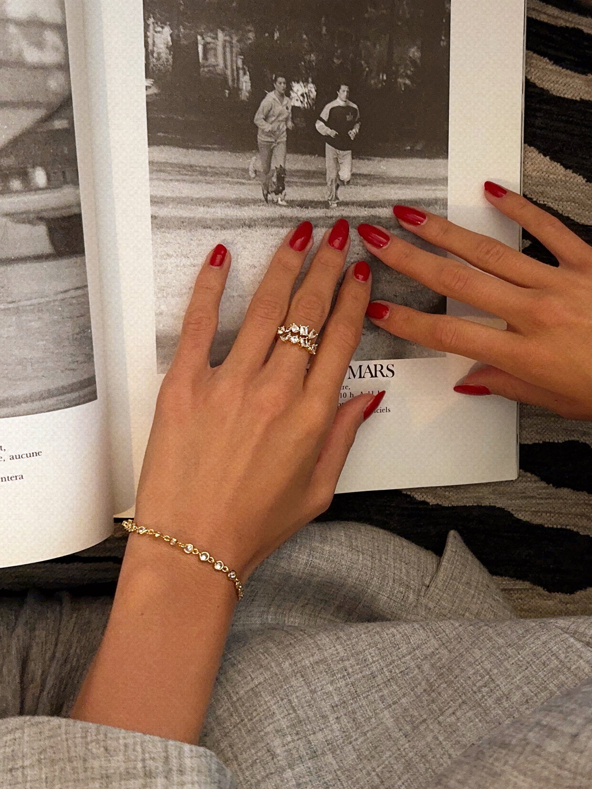 Adjustable Lithe Ring - Gold