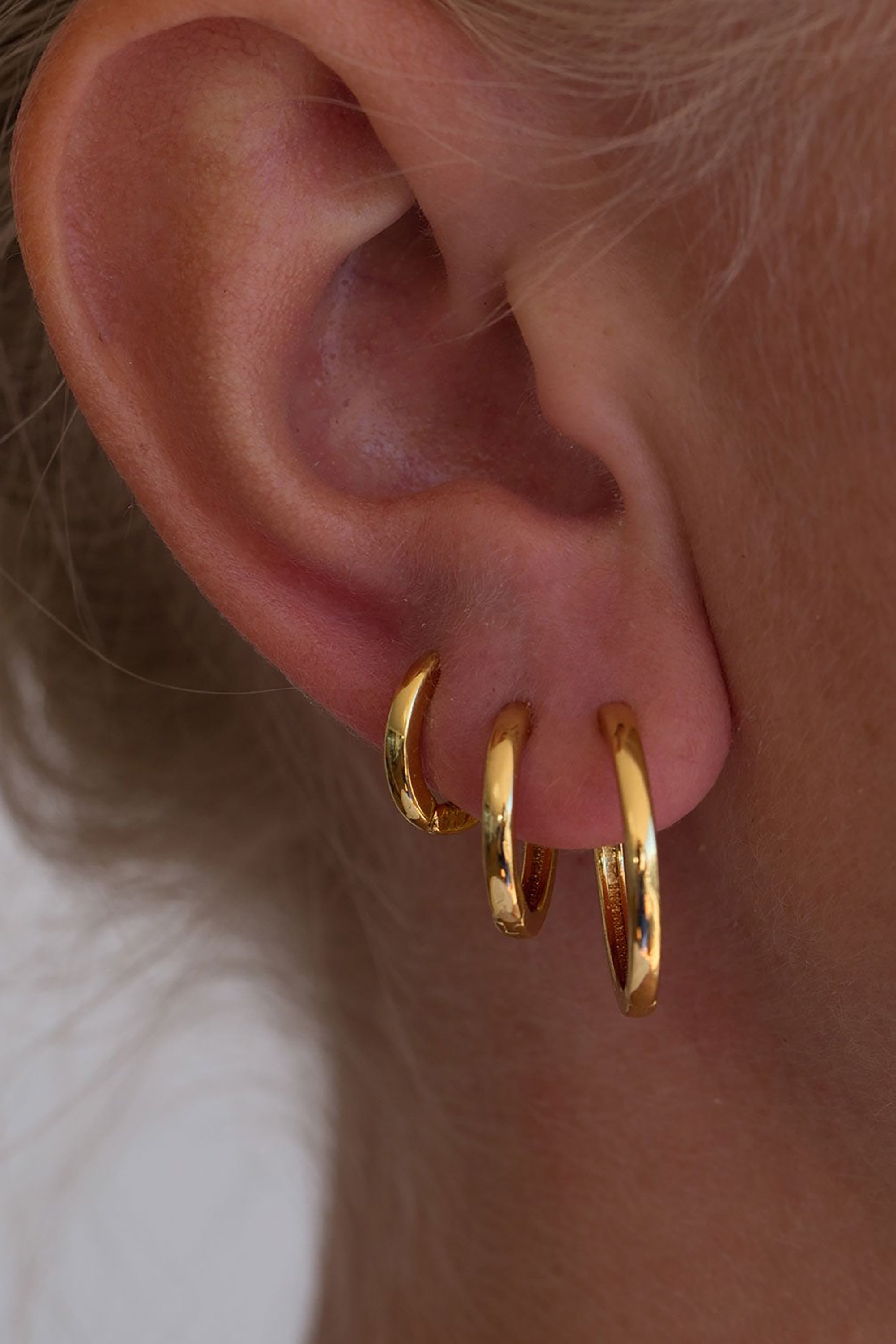 Basic Hoops - Gold (20 mm)