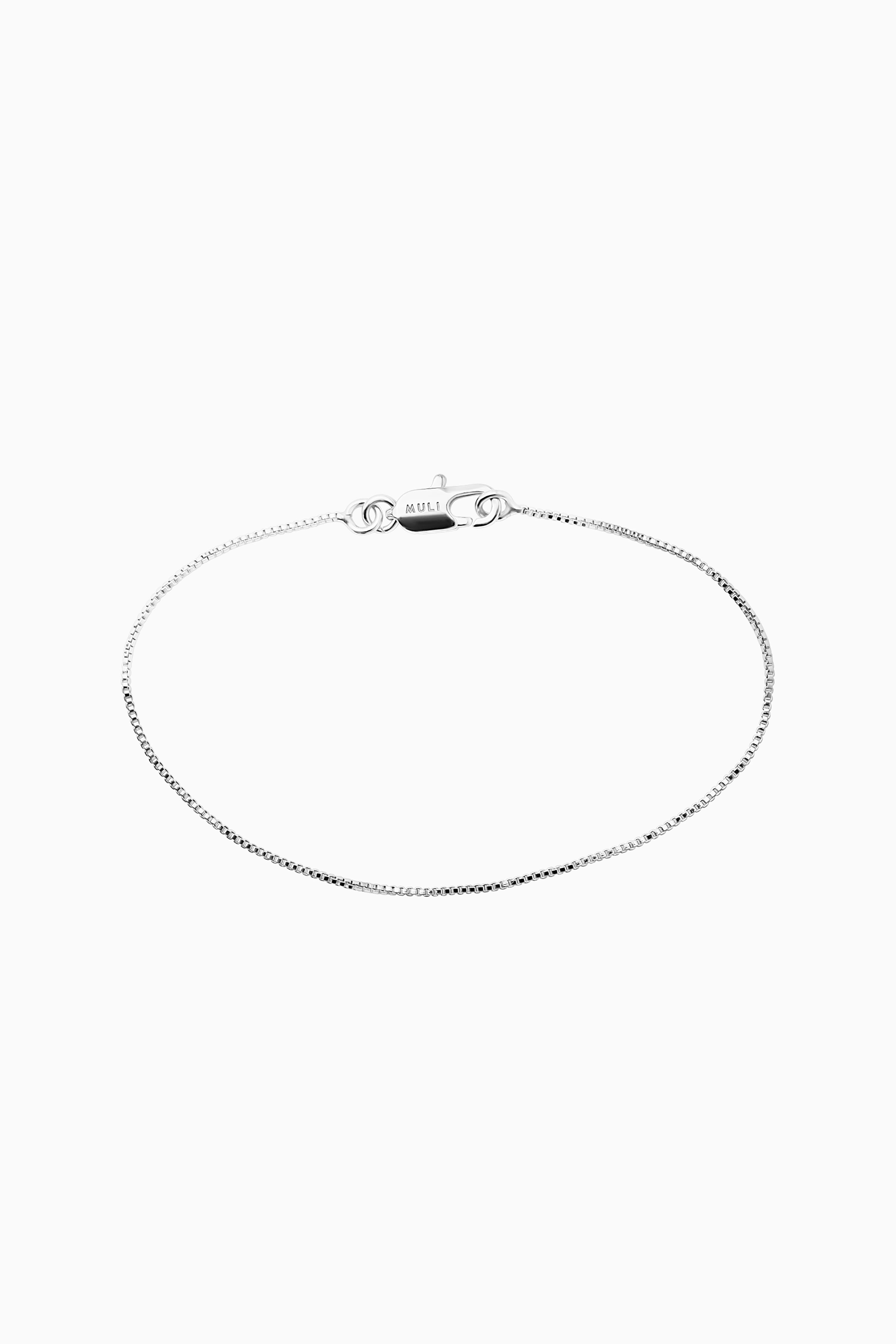Box Chain Bracelet - Silver
