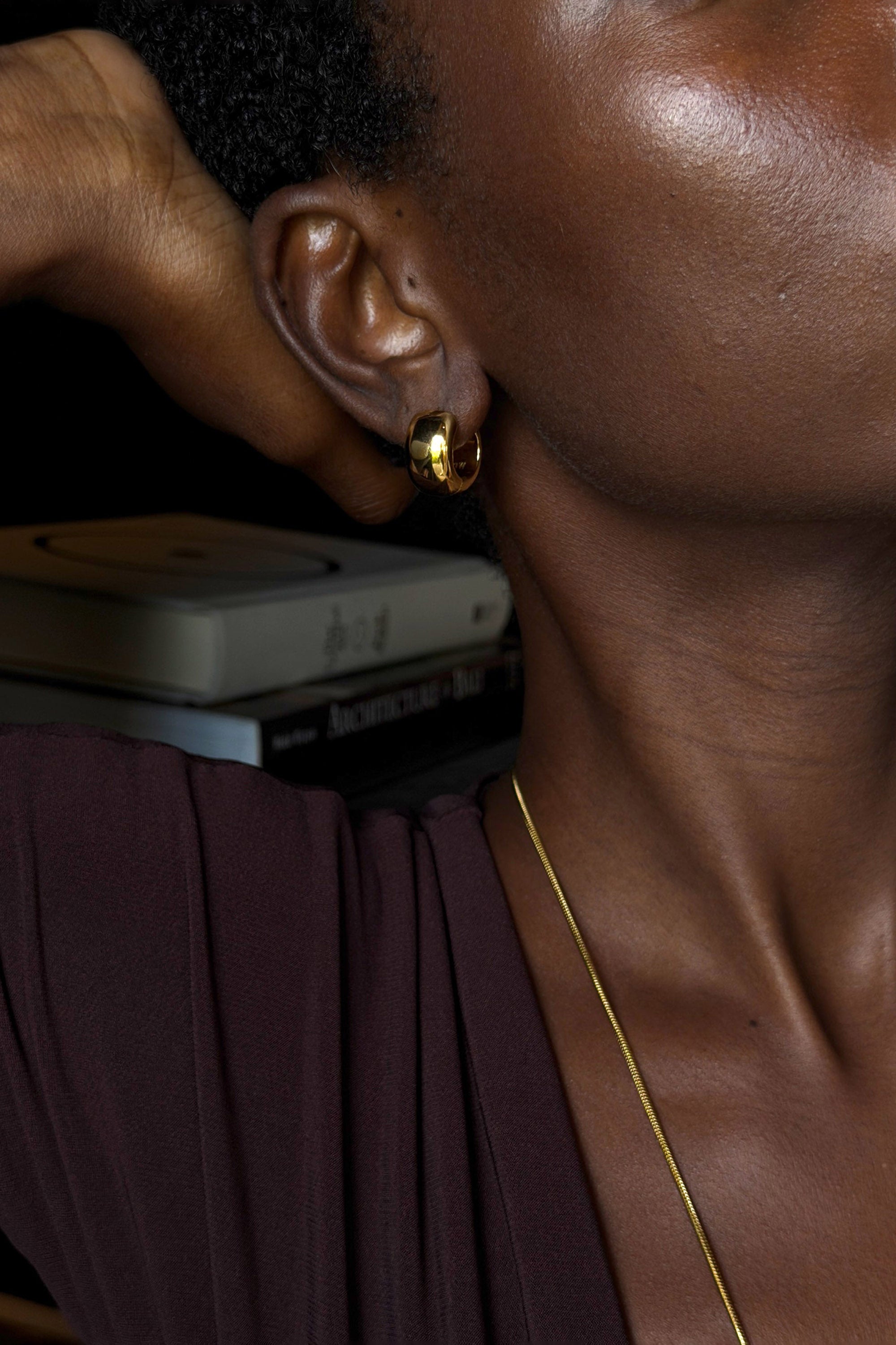 Dome Hoops - Gold
