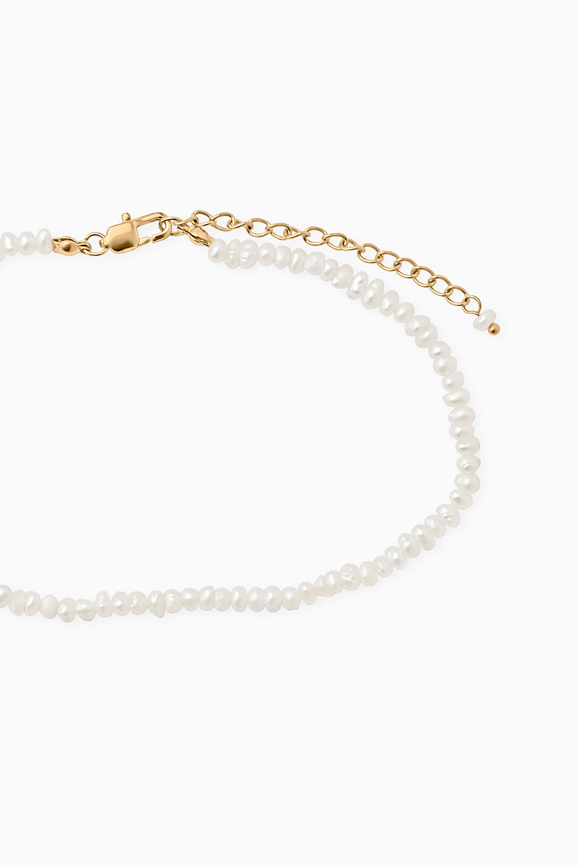 Freshwater Pearl Anklet - Gold